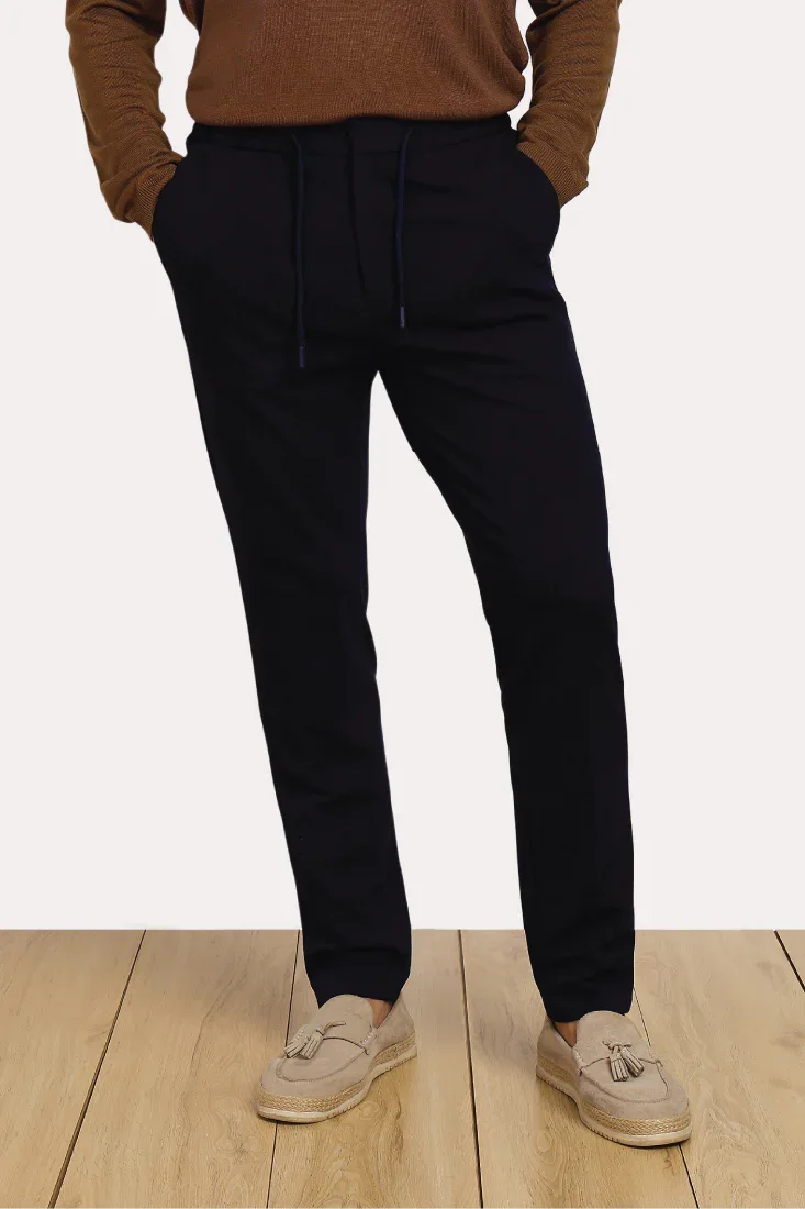 COMFORT CO-ORD JOGGERS NAVY - CRAIG