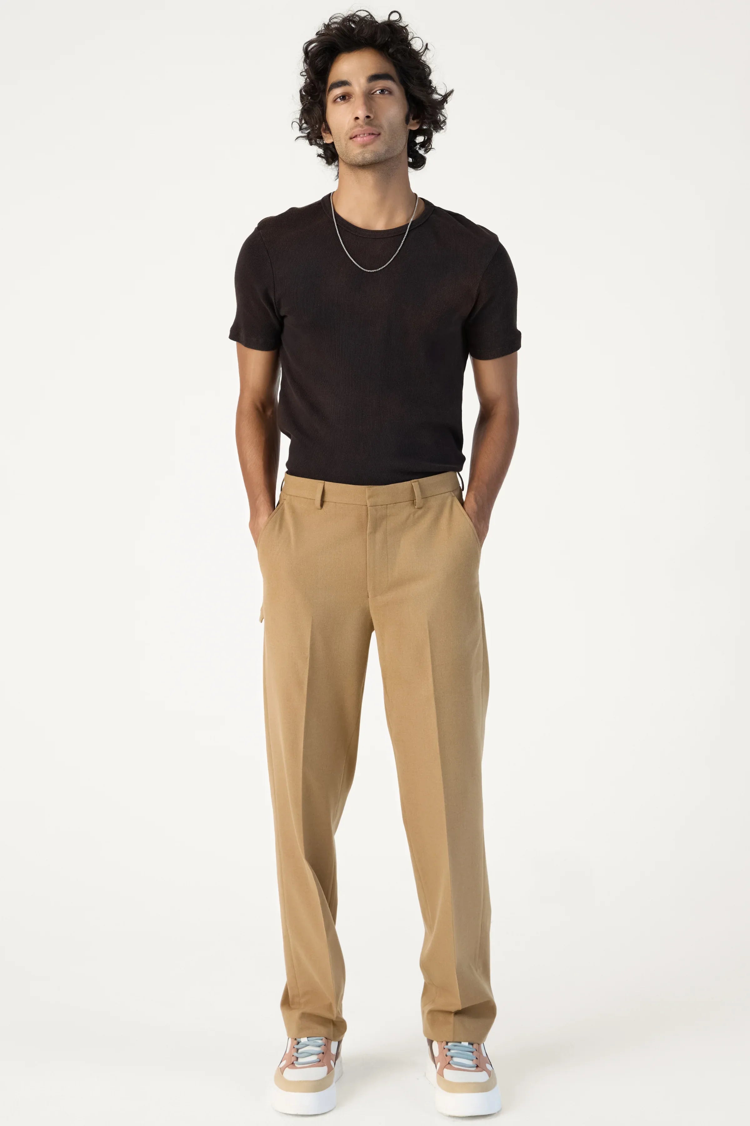 RELAXED CARPENTER TROUSERS KHAKHI - CRAIG