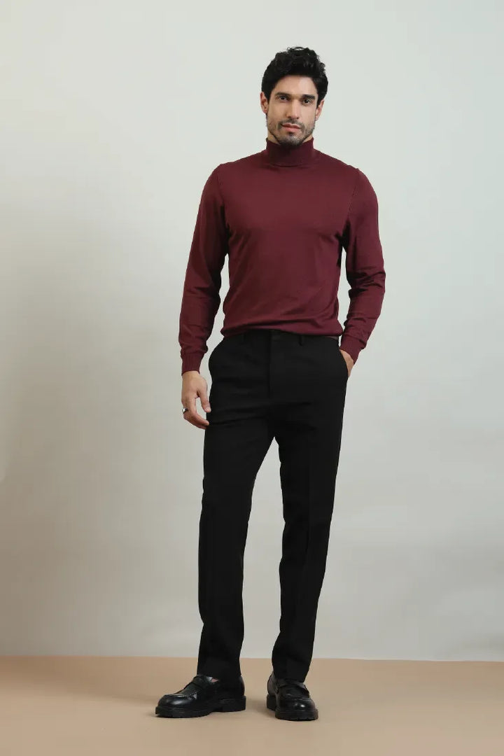 SLIM FIT TROUSER BLACK - CRAIG