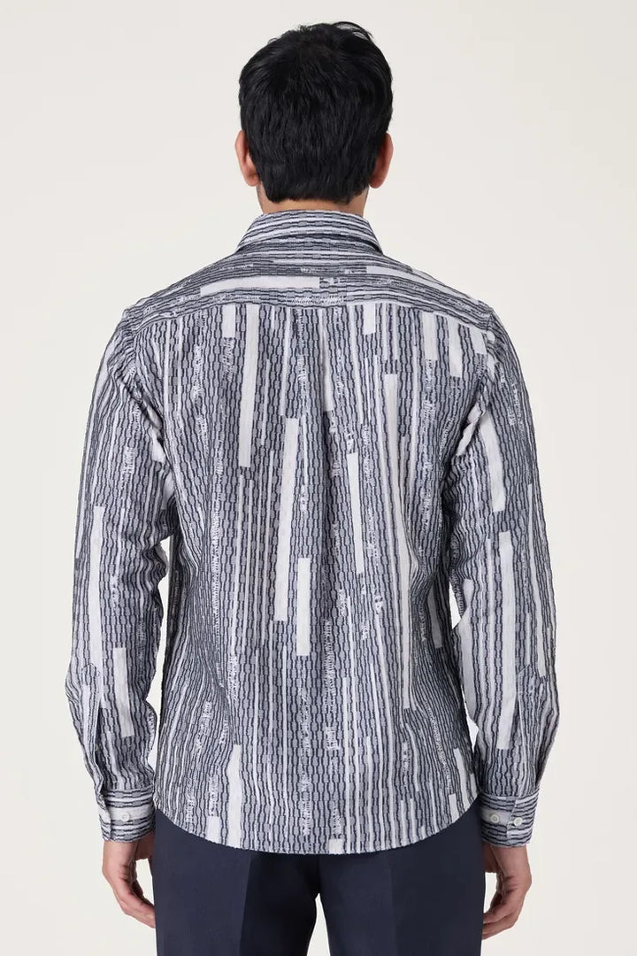 BARCODE ABSTRACT SHIRT - CRAIG