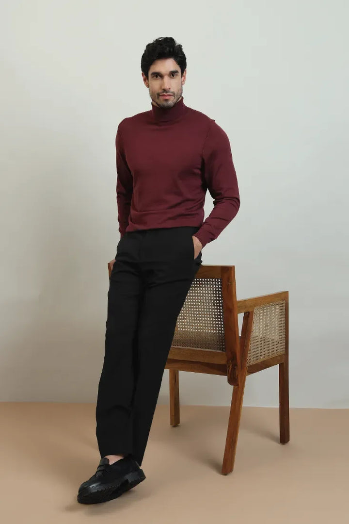 SLIM FIT TROUSER BLACK - CRAIG