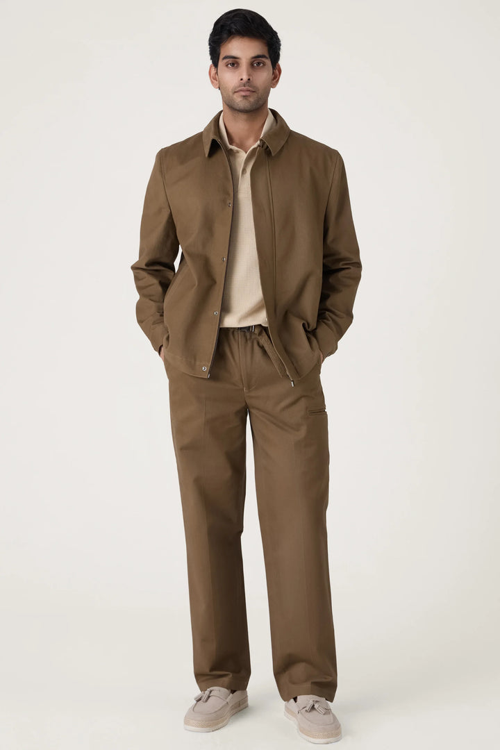 BUCKLE CARGO TROUSERS KHAKHI - CRAIG