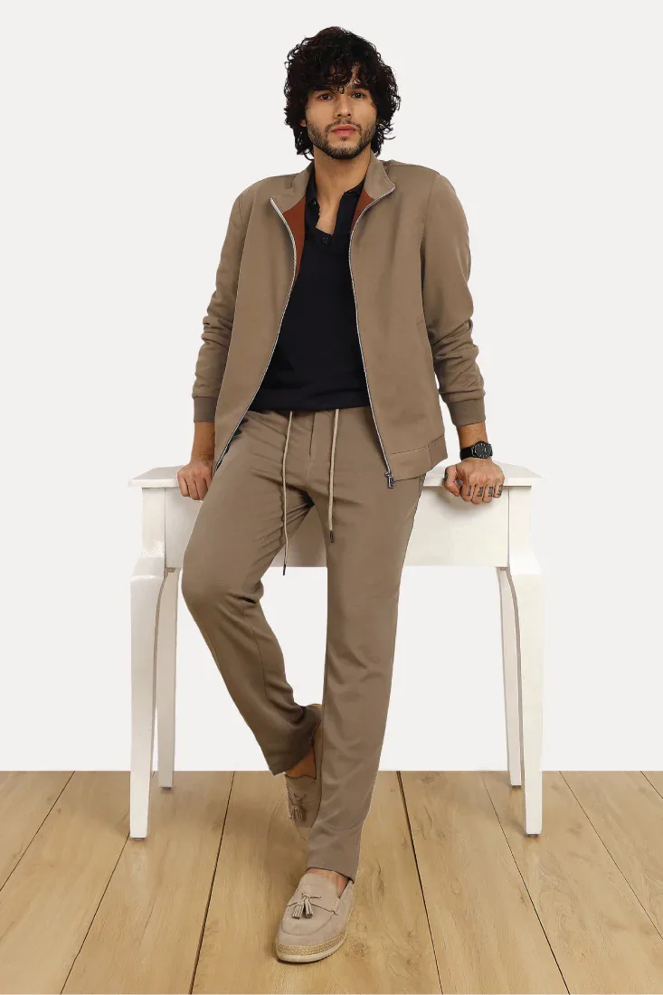 COMFORT CO-ORD JOGGERS BEIGE - CRAIG
