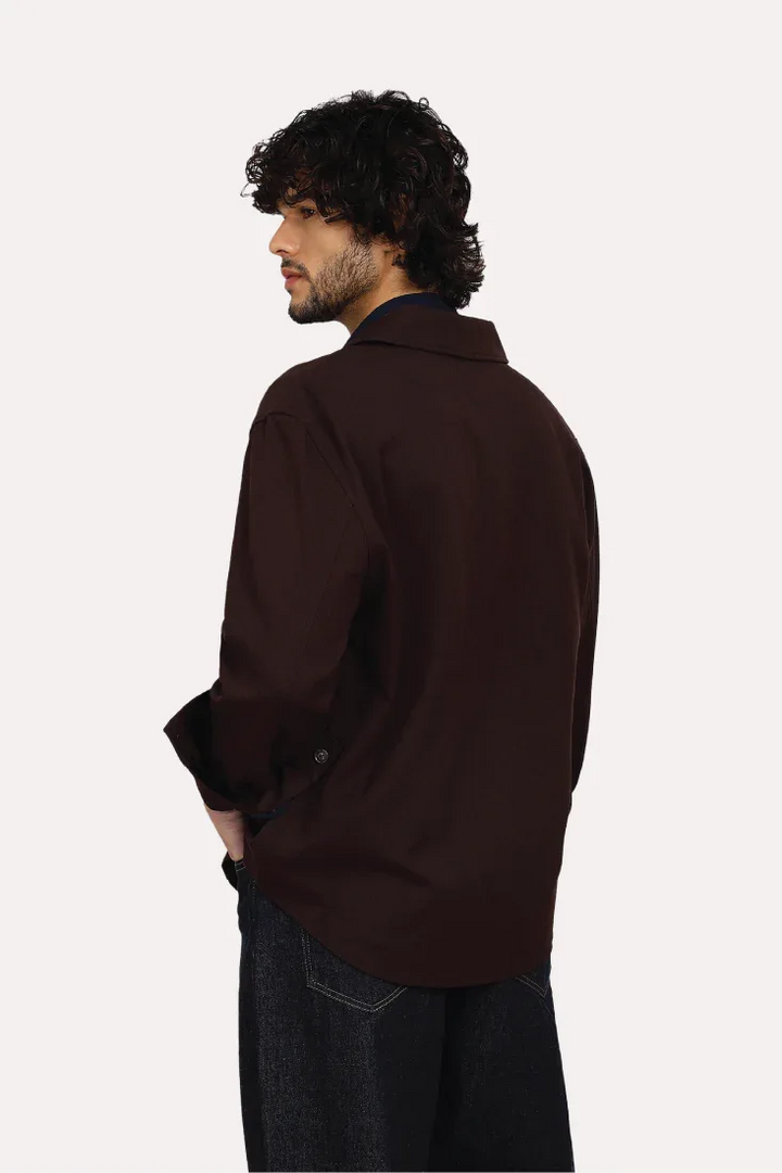 WINE COMFORT OVERSHIRT - CRAIG