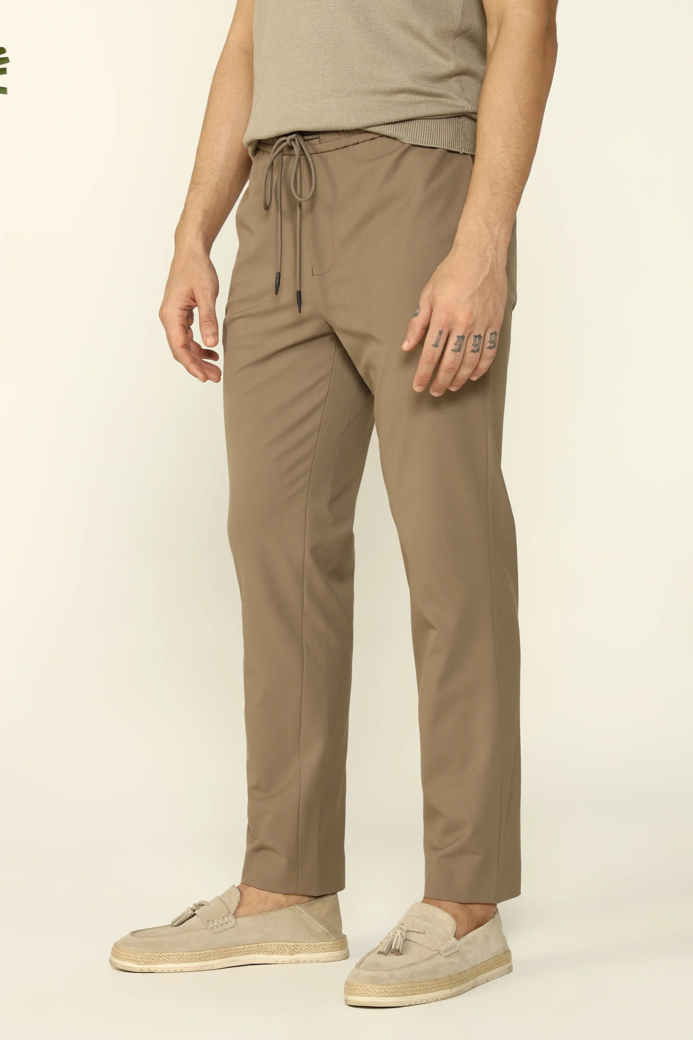 EASYCARE JOGGER TROUSERS KHAKHI - CRAIG
