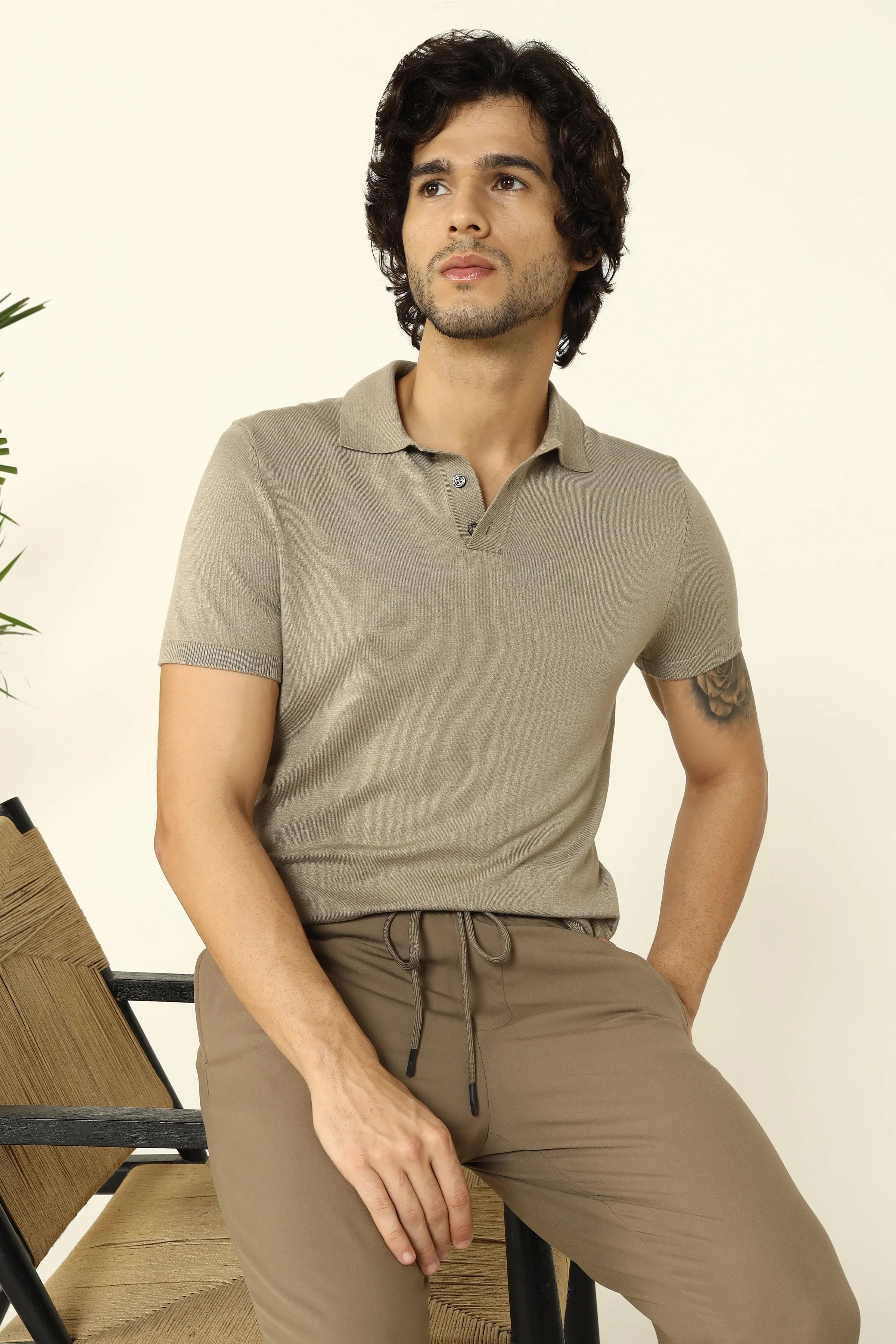 EASYCARE JOGGER TROUSERS KHAKHI - CRAIG
