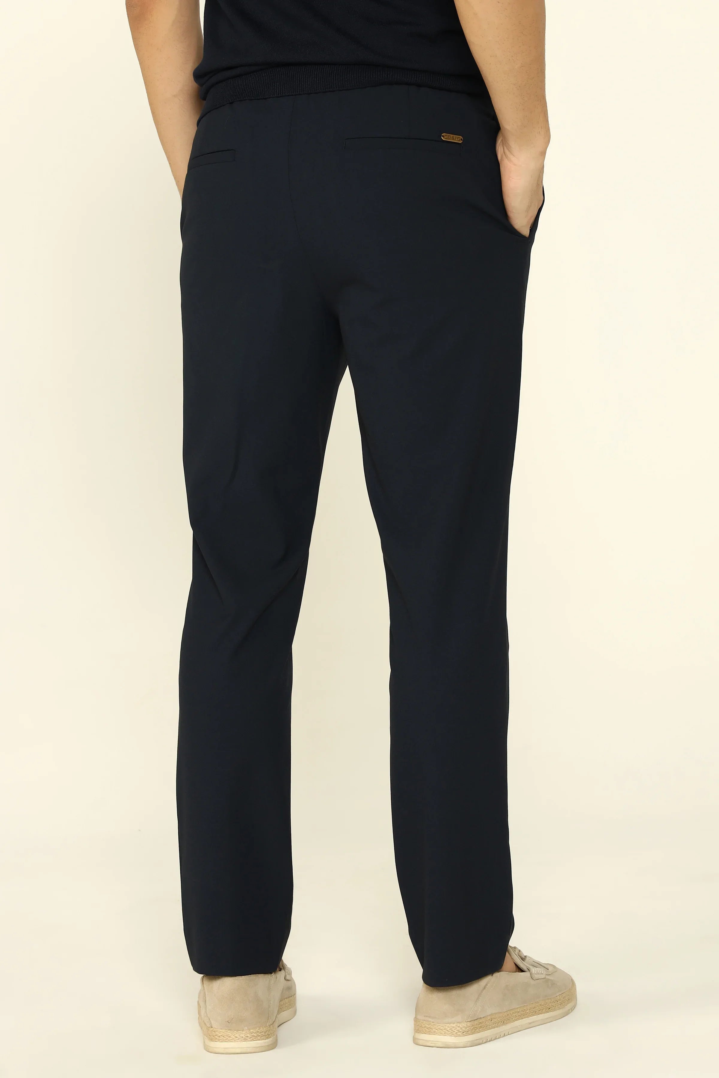 EASYCARE JOGGER TROUSERS NAVY - CRAIG