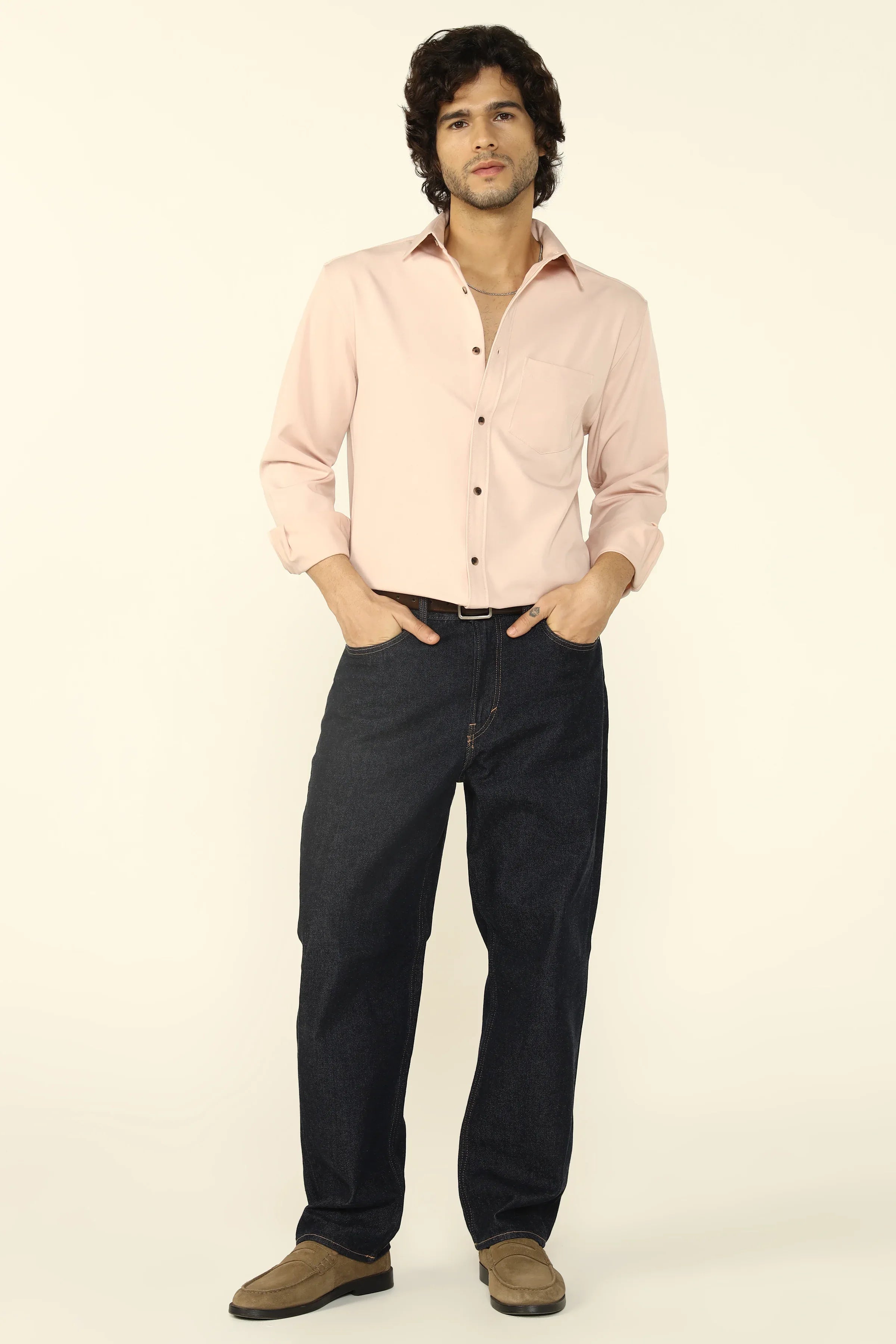 ROSE COTTON TWILL SHIRT - CRAIG
