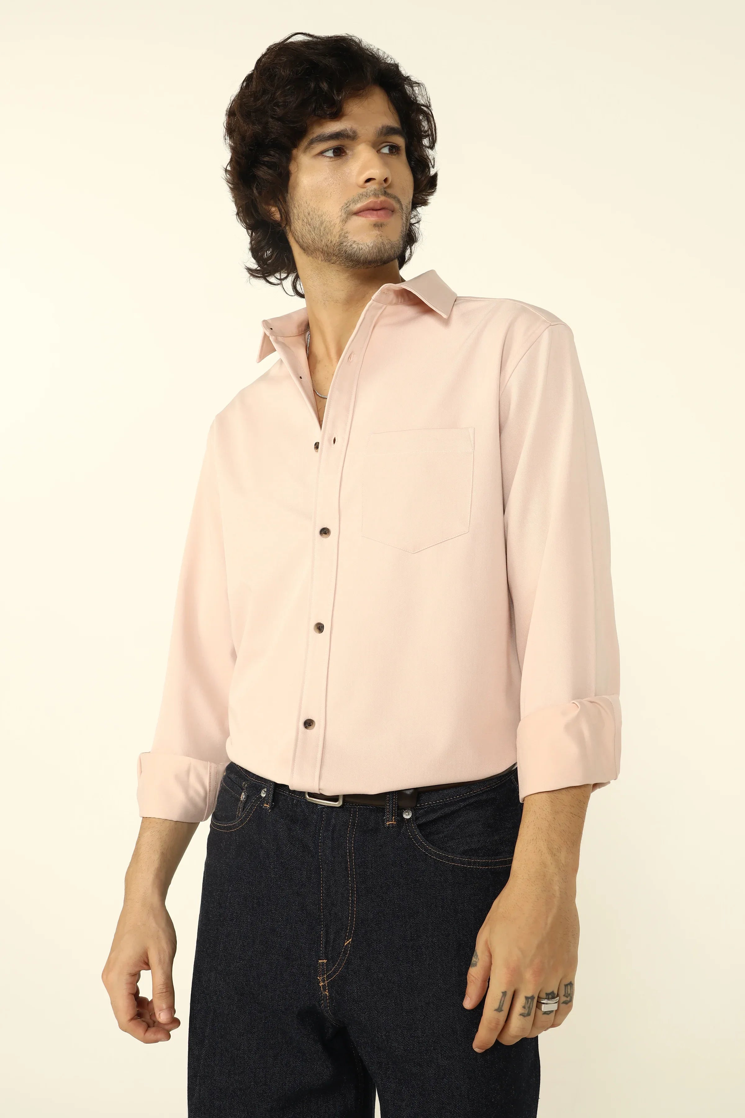 ROSE COTTON TWILL SHIRT - CRAIG