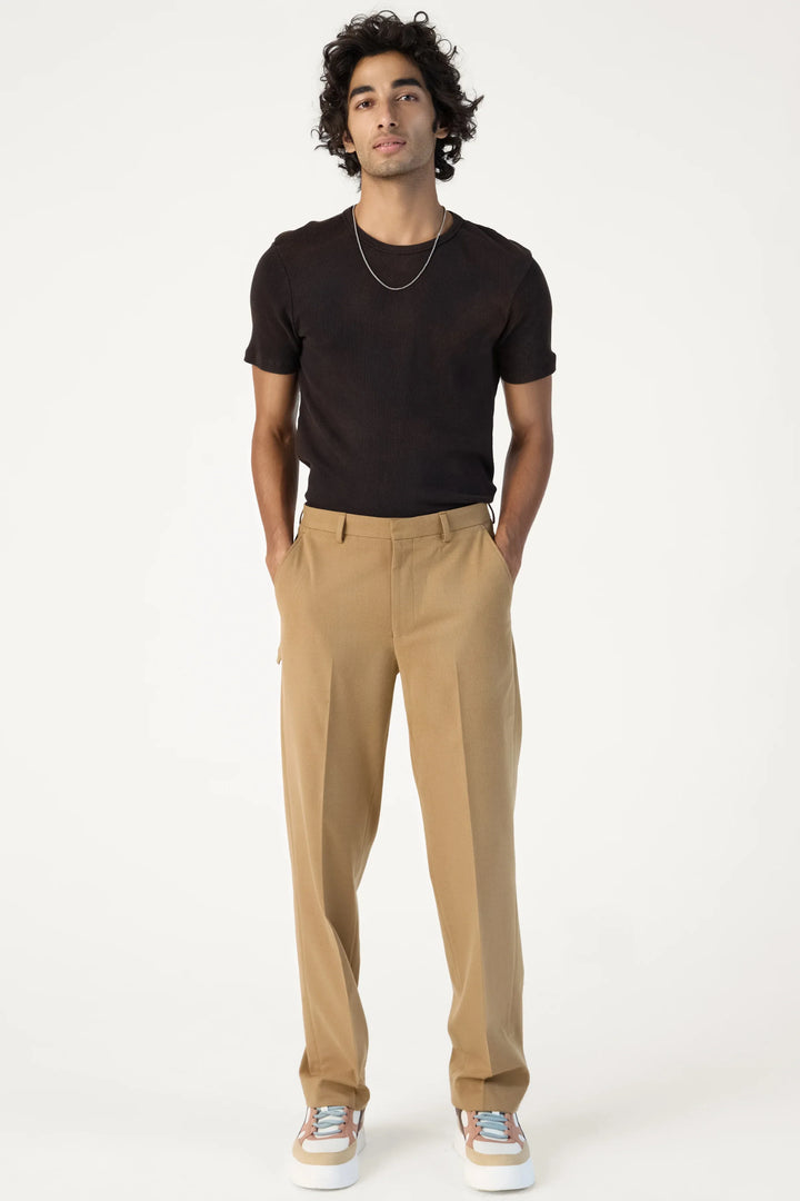 RELAXED CARPENTER TROUSERS KHAKHI - CRAIG