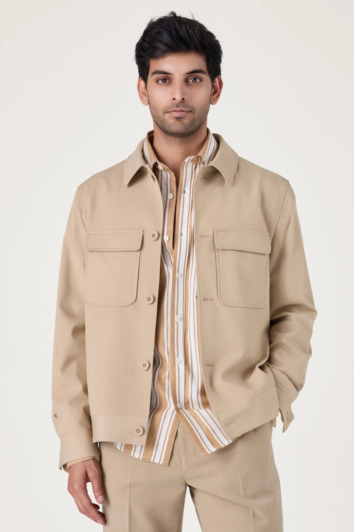 BEIGE PEACHY JACKET - CRAIG