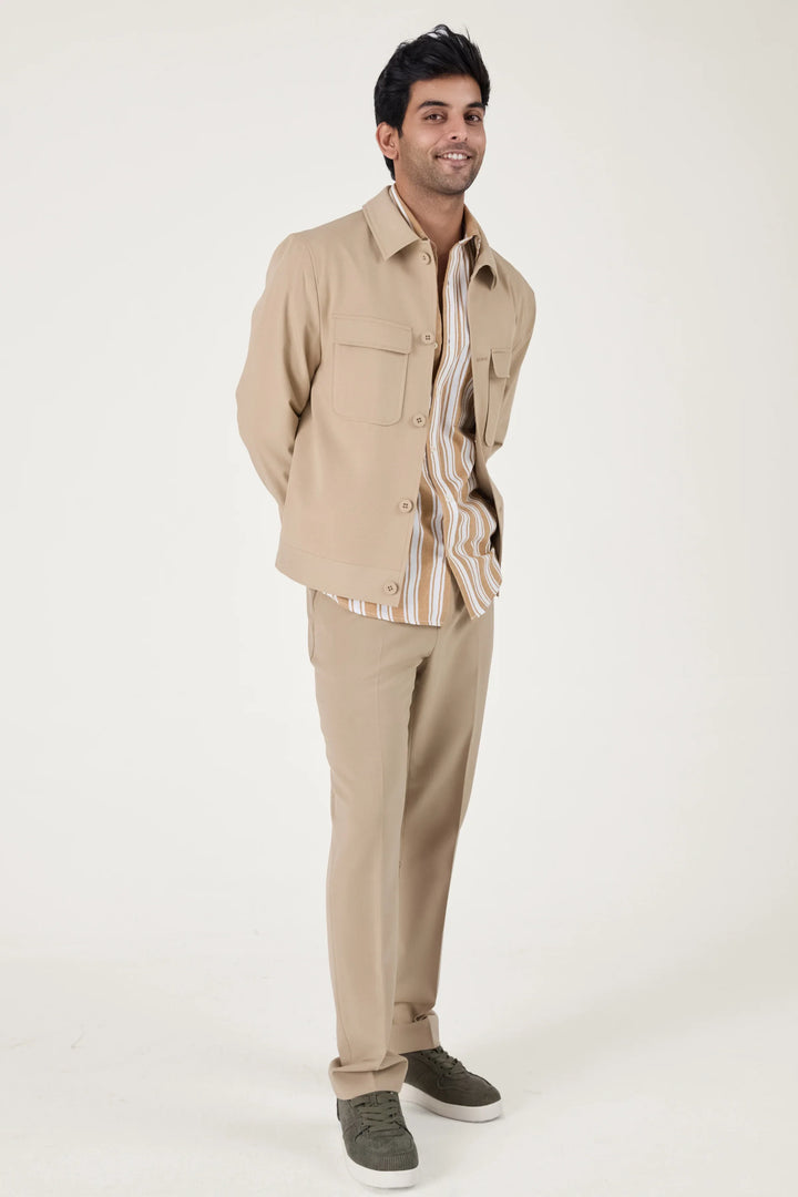 BEIGE PEACHY JACKET - CRAIG