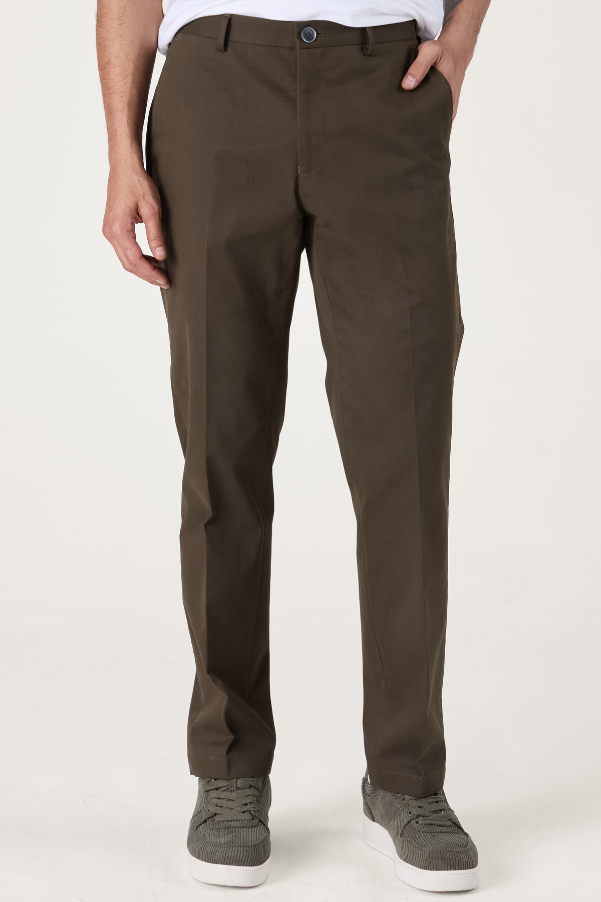 CLASSIC COTTON CHINOS OLIVE