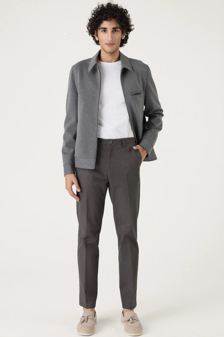 HARRINGTON GREY BOMBER - CRAIG