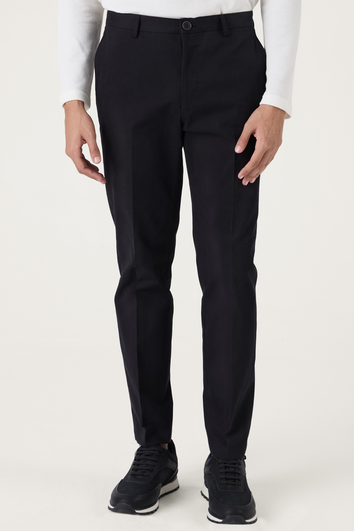 CLASSIC COTTON CHINOS BLACK