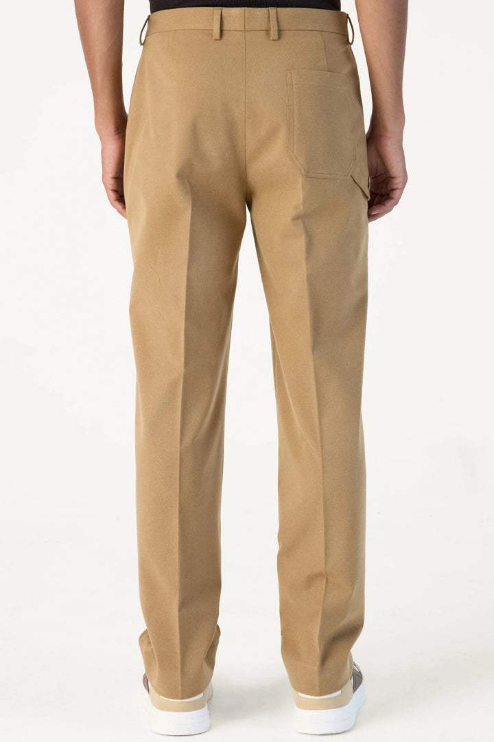 RELAXED CARPENTER TROUSERS KHAKHI - CRAIG