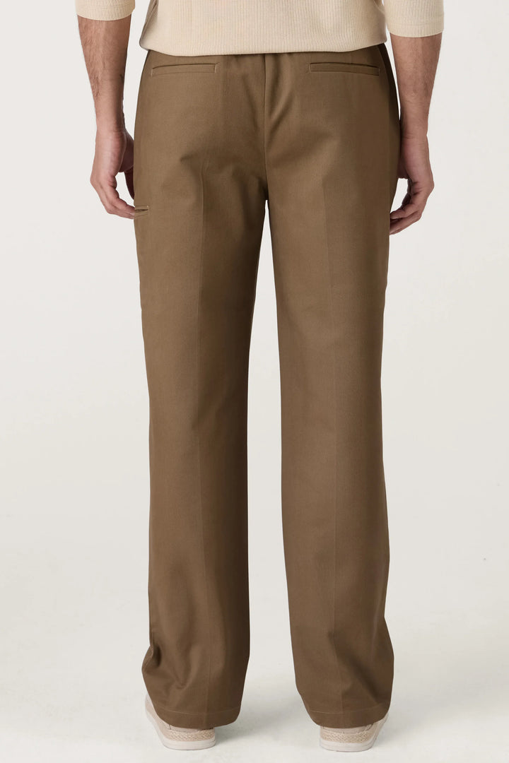BUCKLE CARGO TROUSERS KHAKHI - CRAIG