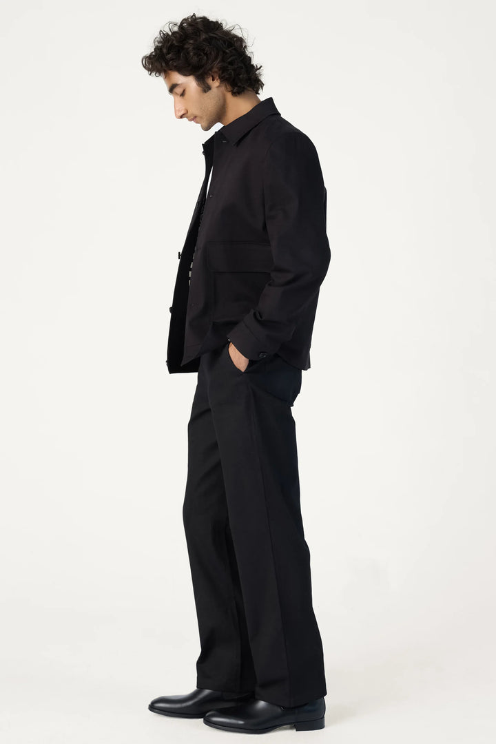 BLACK TWILL JACKET - CRAIG