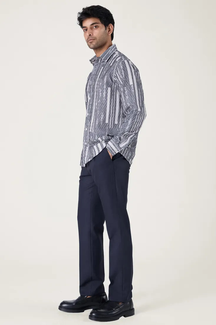 BARCODE ABSTRACT SHIRT