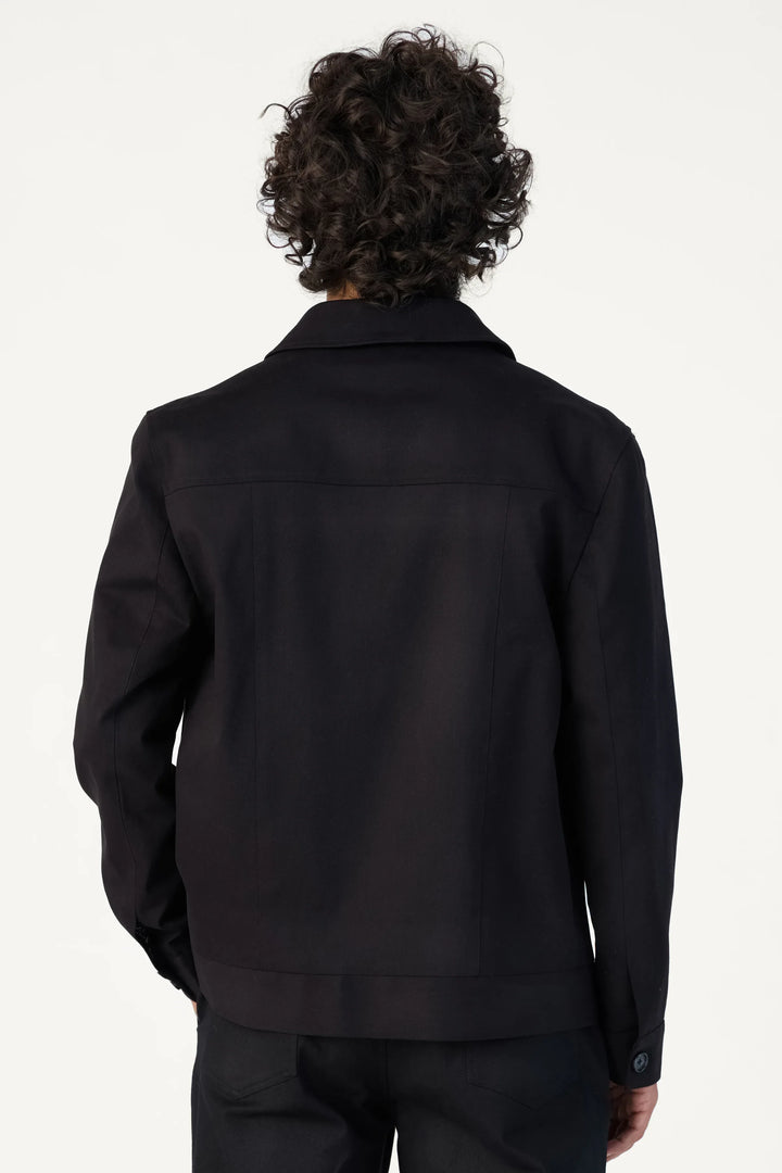 BLACK TWILL JACKET - CRAIG