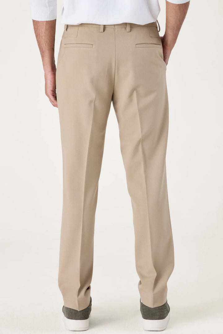 SLIM FIT TROUSERS BEIGE - CRAIG