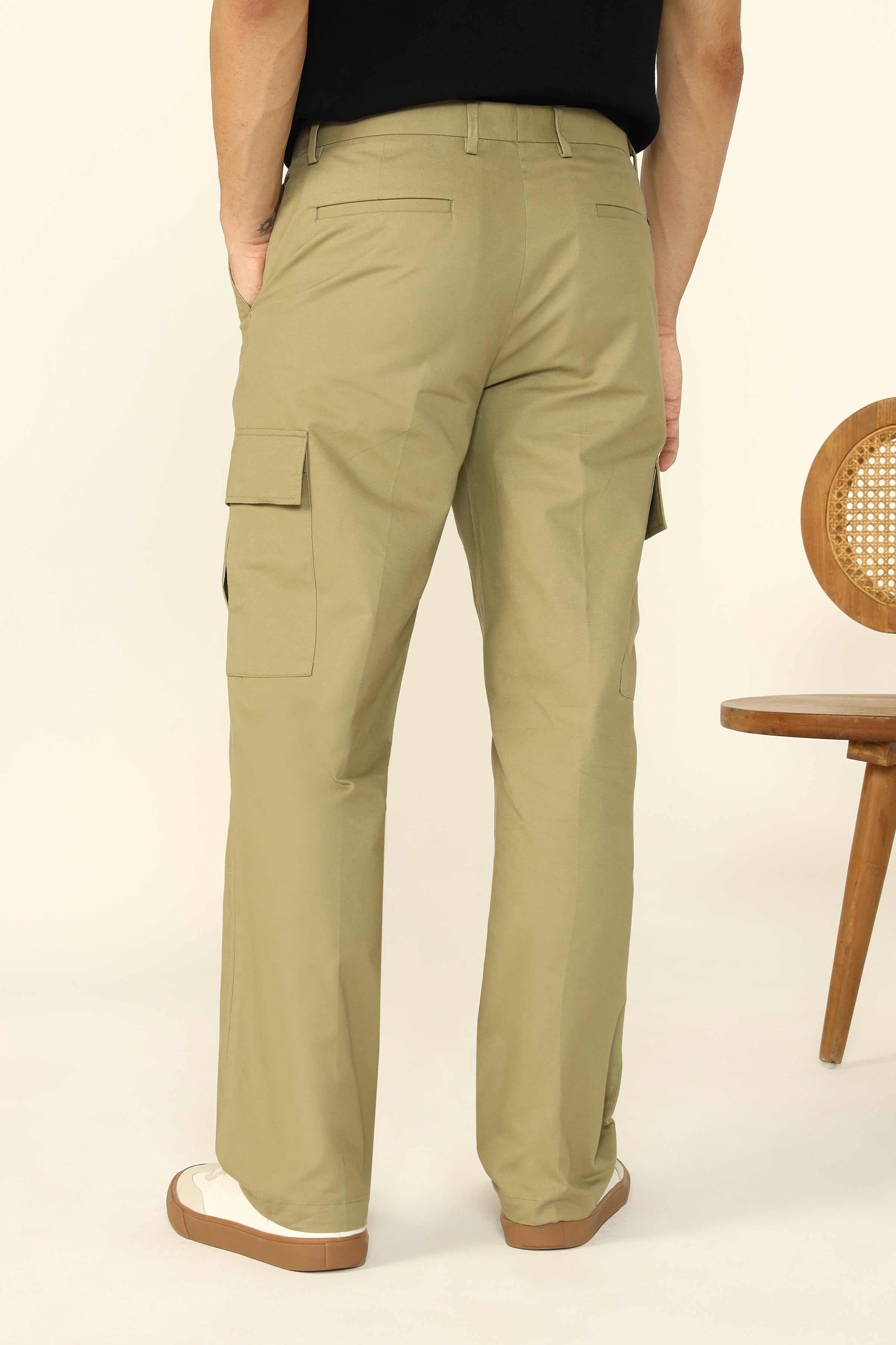REGULAR CARGO TROUSER LIGHT OLIVE