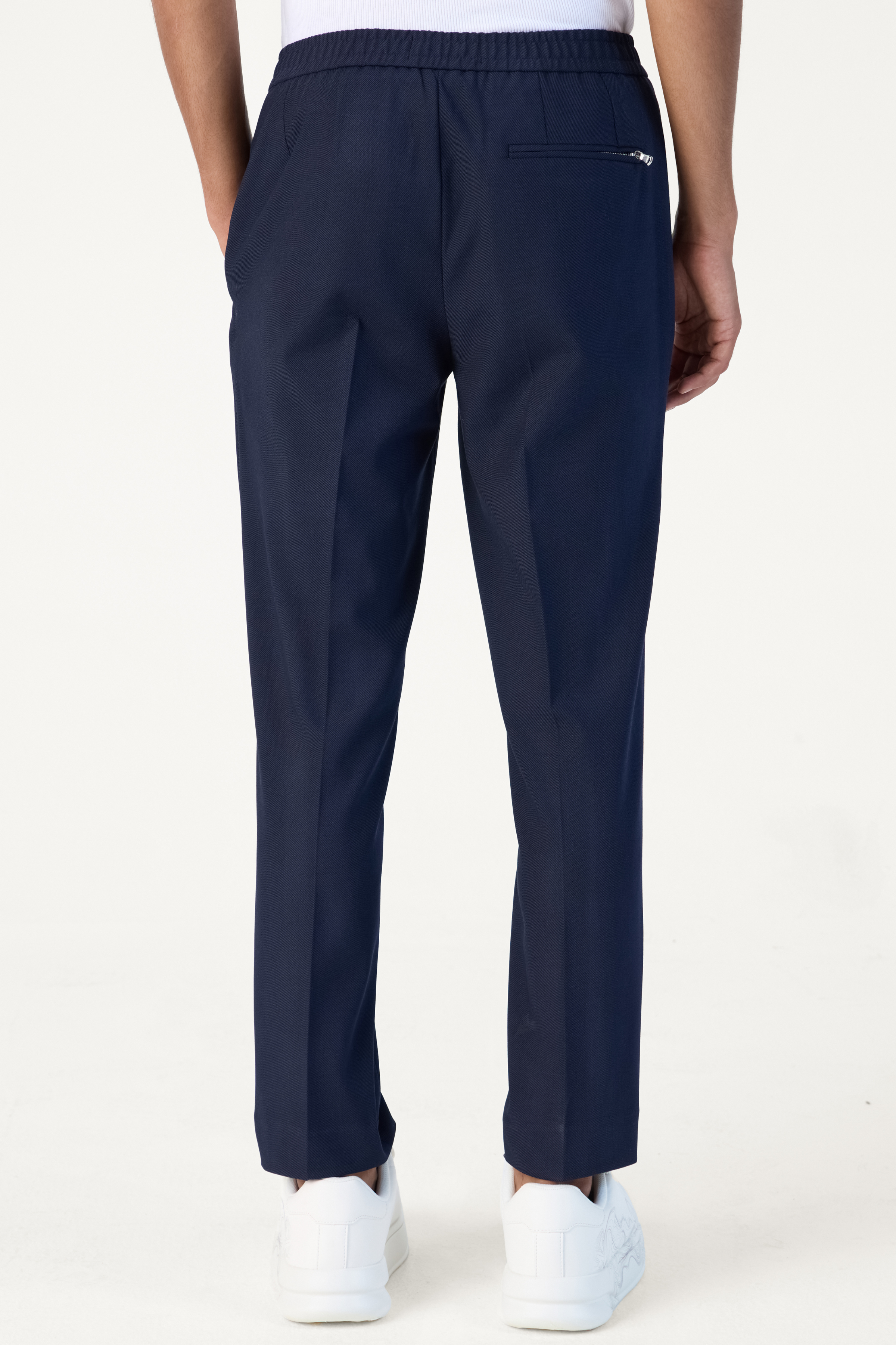 TEXTURED ELASTICATED JOGGER NAVY
