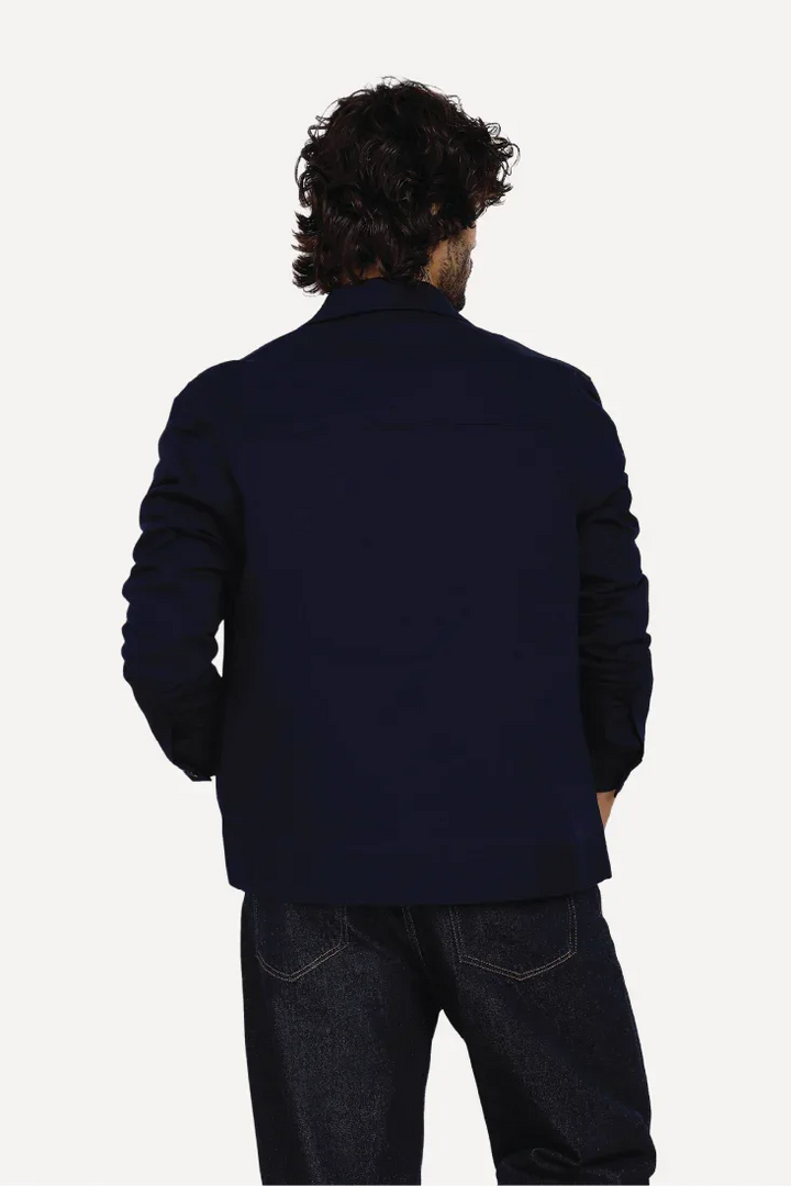 NAVY TWILL JACKET - CRAIG