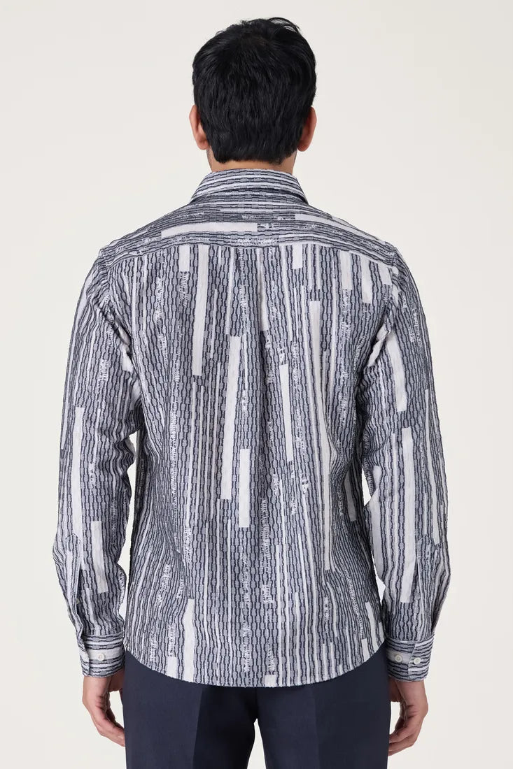 BARCODE ABSTRACT SHIRT
