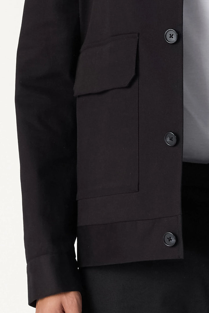 BLACK TWILL JACKET - CRAIG