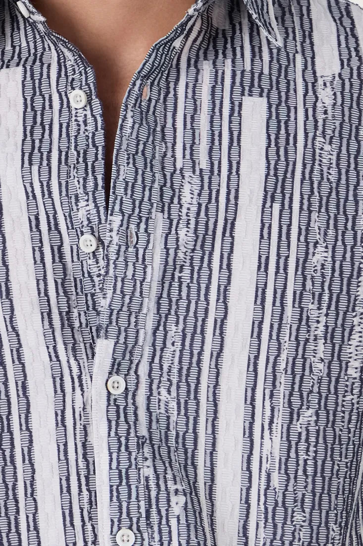 BARCODE ABSTRACT SHIRT