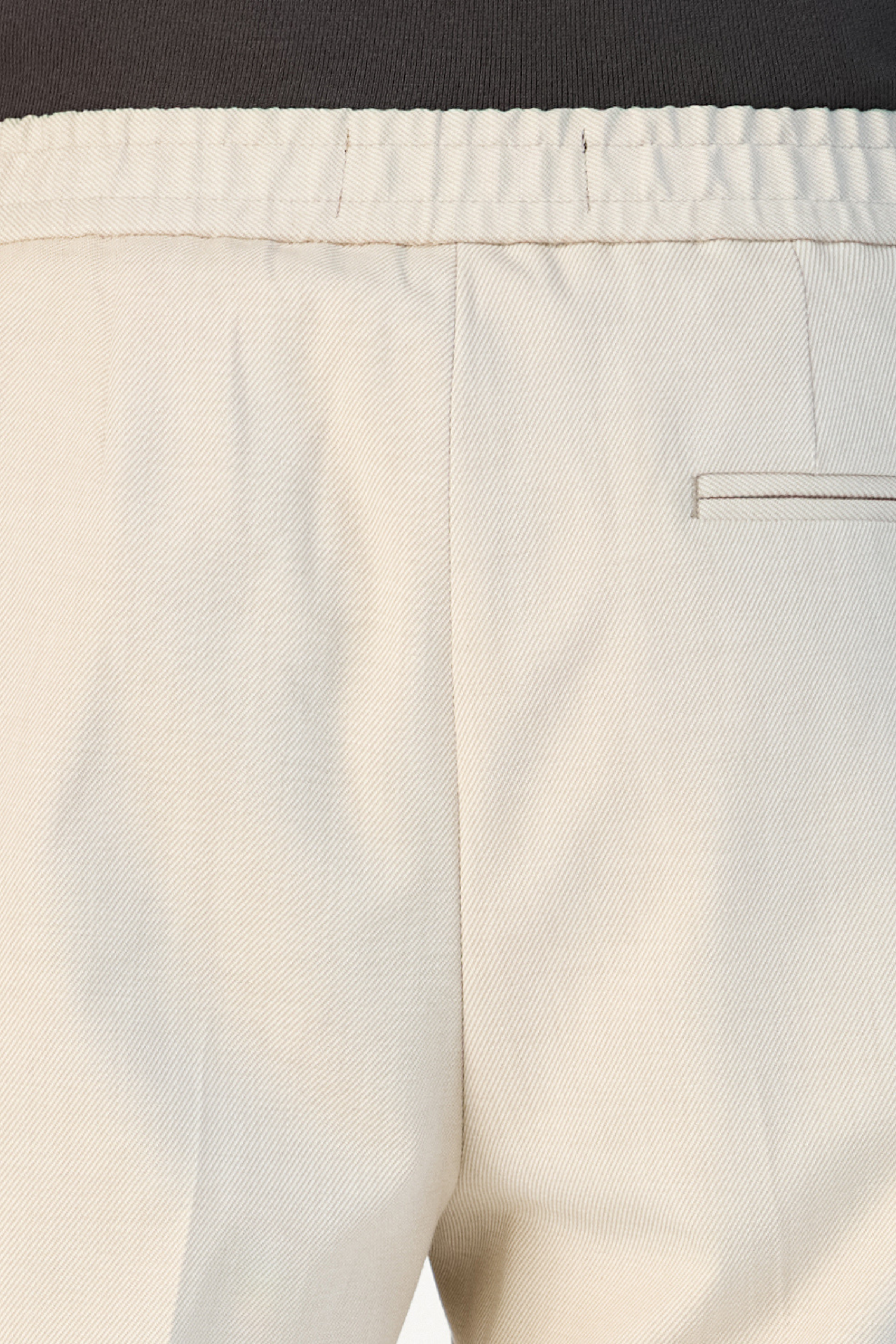 TEXTURED ELASTICATED JOGGER BEIGE