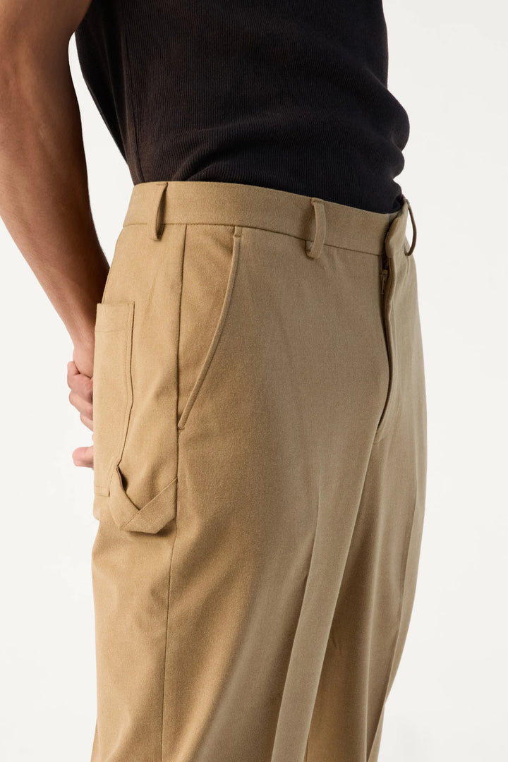 RELAXED CARPENTER TROUSERS KHAKHI - CRAIG