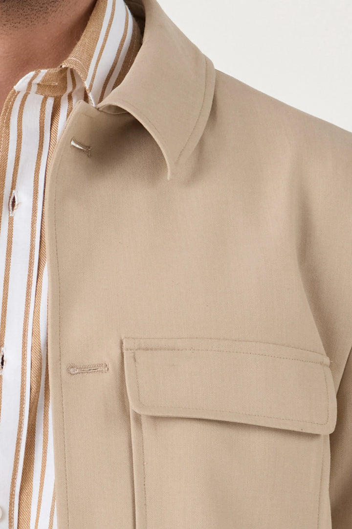 BEIGE PEACHY JACKET - CRAIG