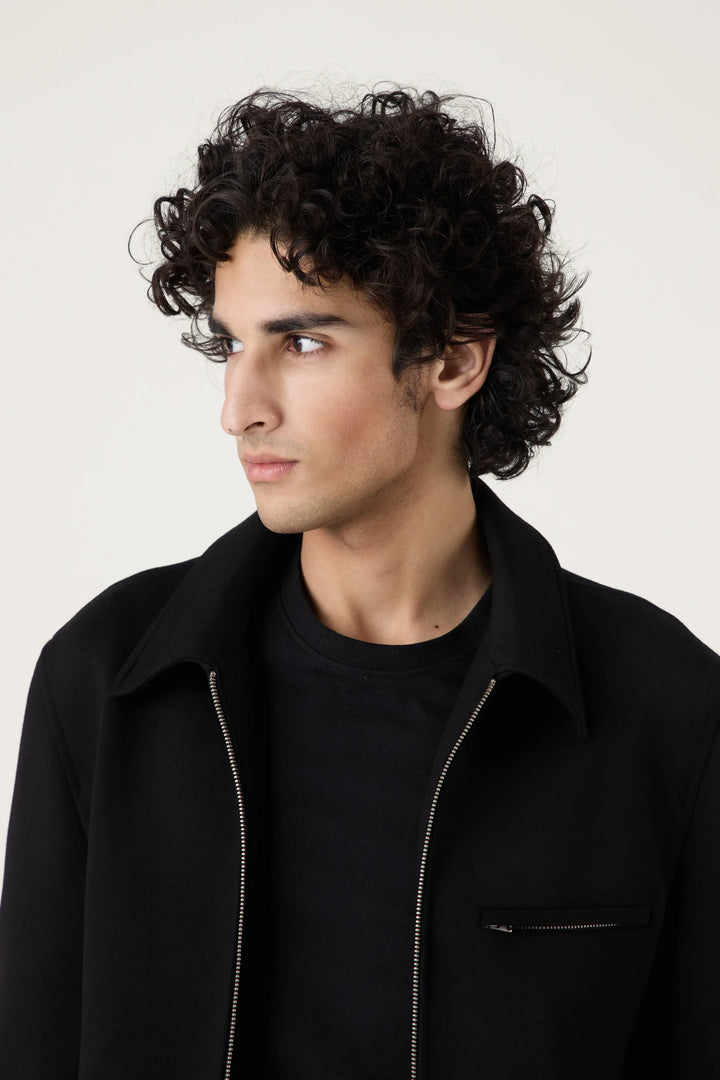 HARRINGTON BLACK BOMBER - CRAIG