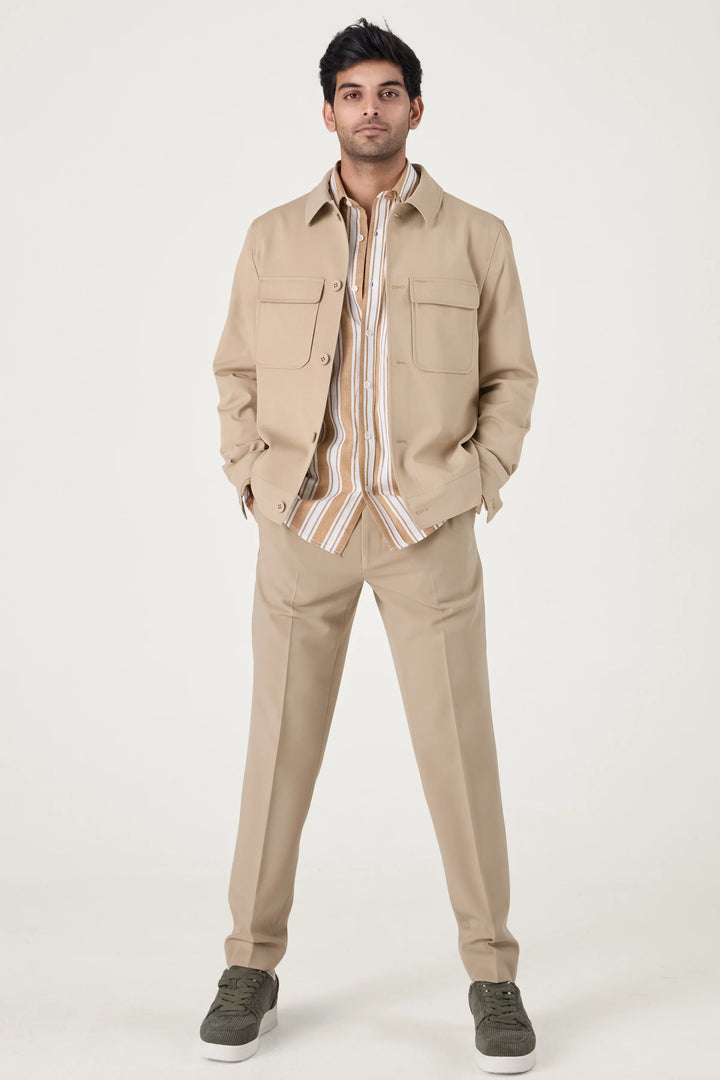 BEIGE PEACHY JACKET - CRAIG