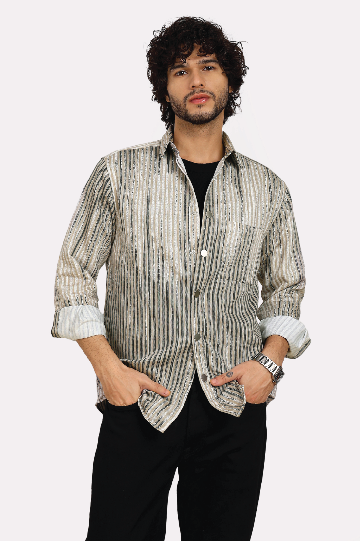DISCO STRIPE SHIRT