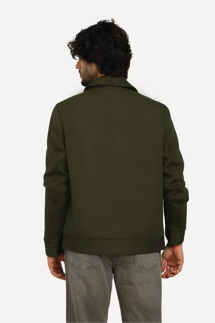 HARRINGTON OLIVE BOMBER - CRAIG