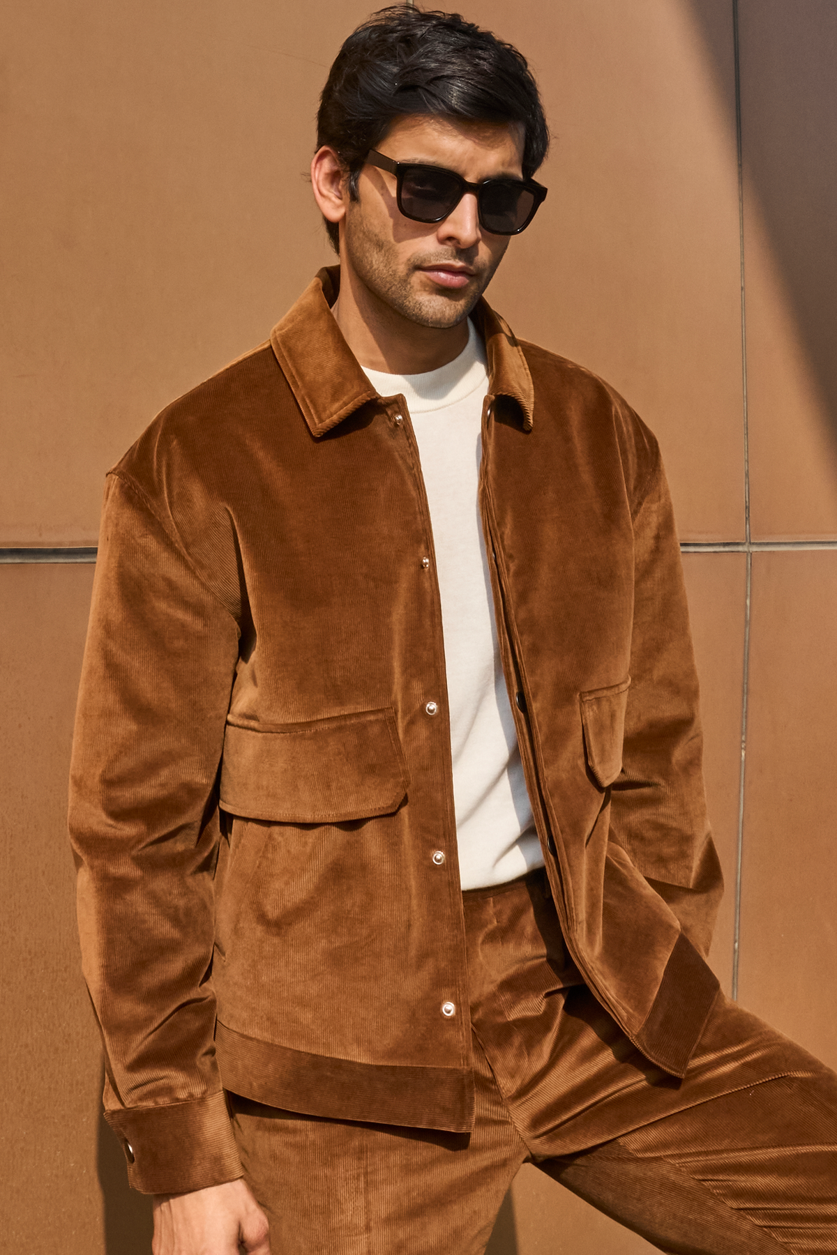 BROWN CORD JACKET