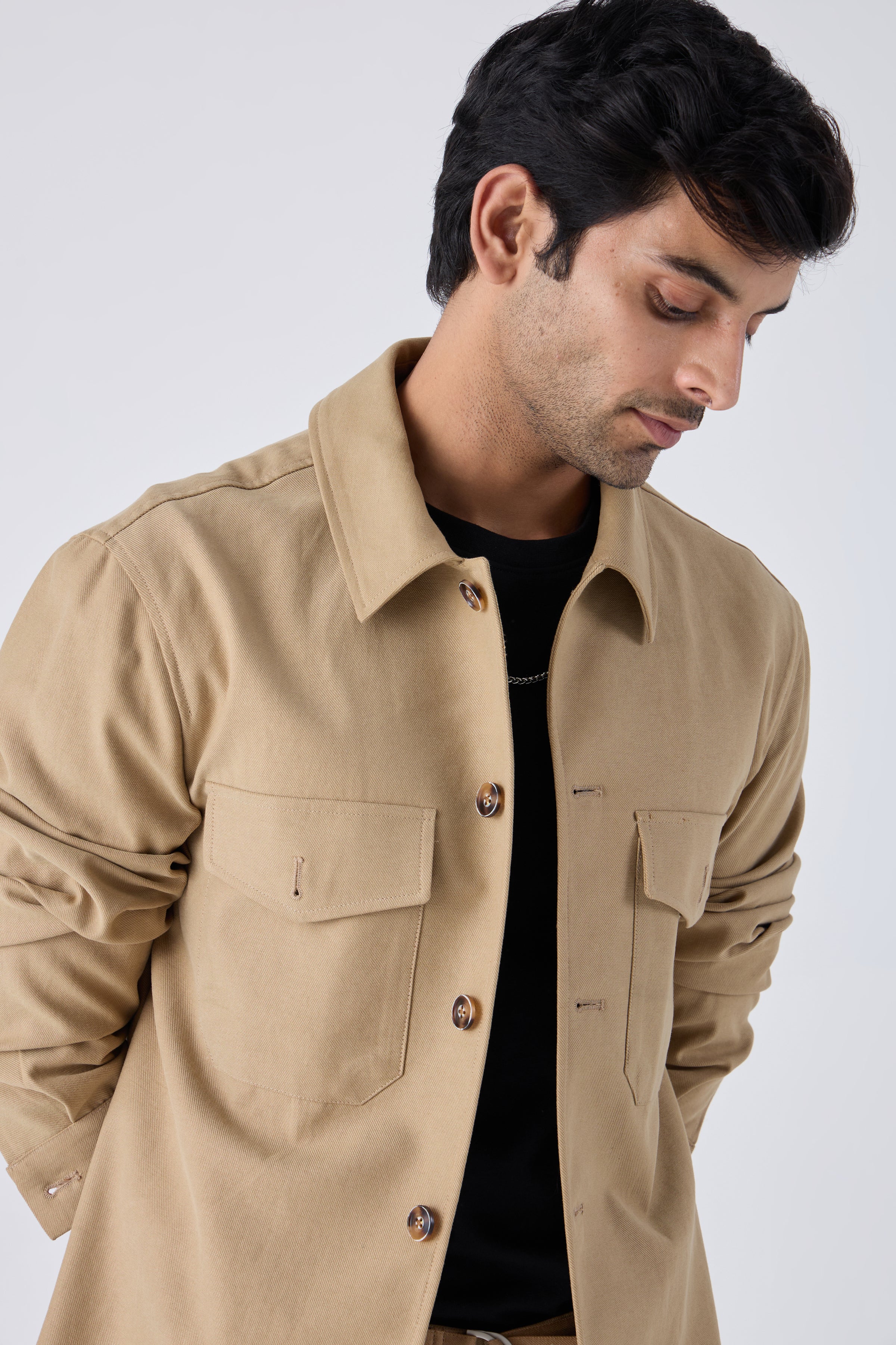 COTTON OVERSHIRT