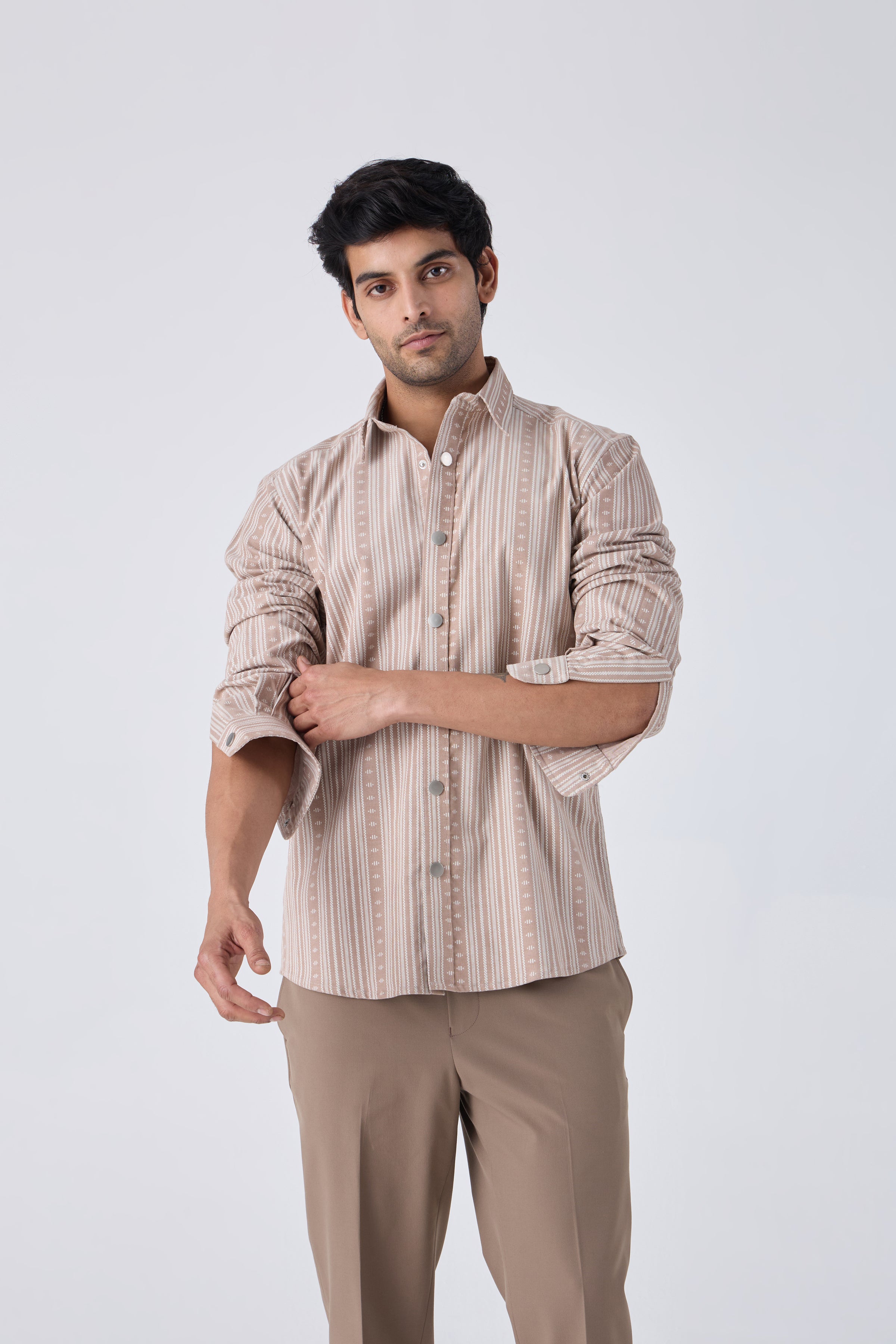 JACQUARD OVERSHIRT