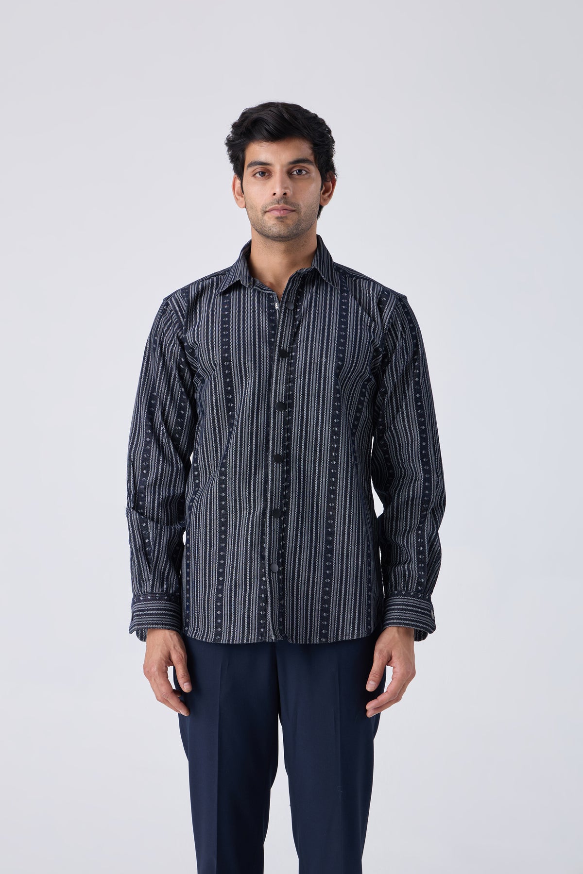 JACQUARD OVERSHIRT