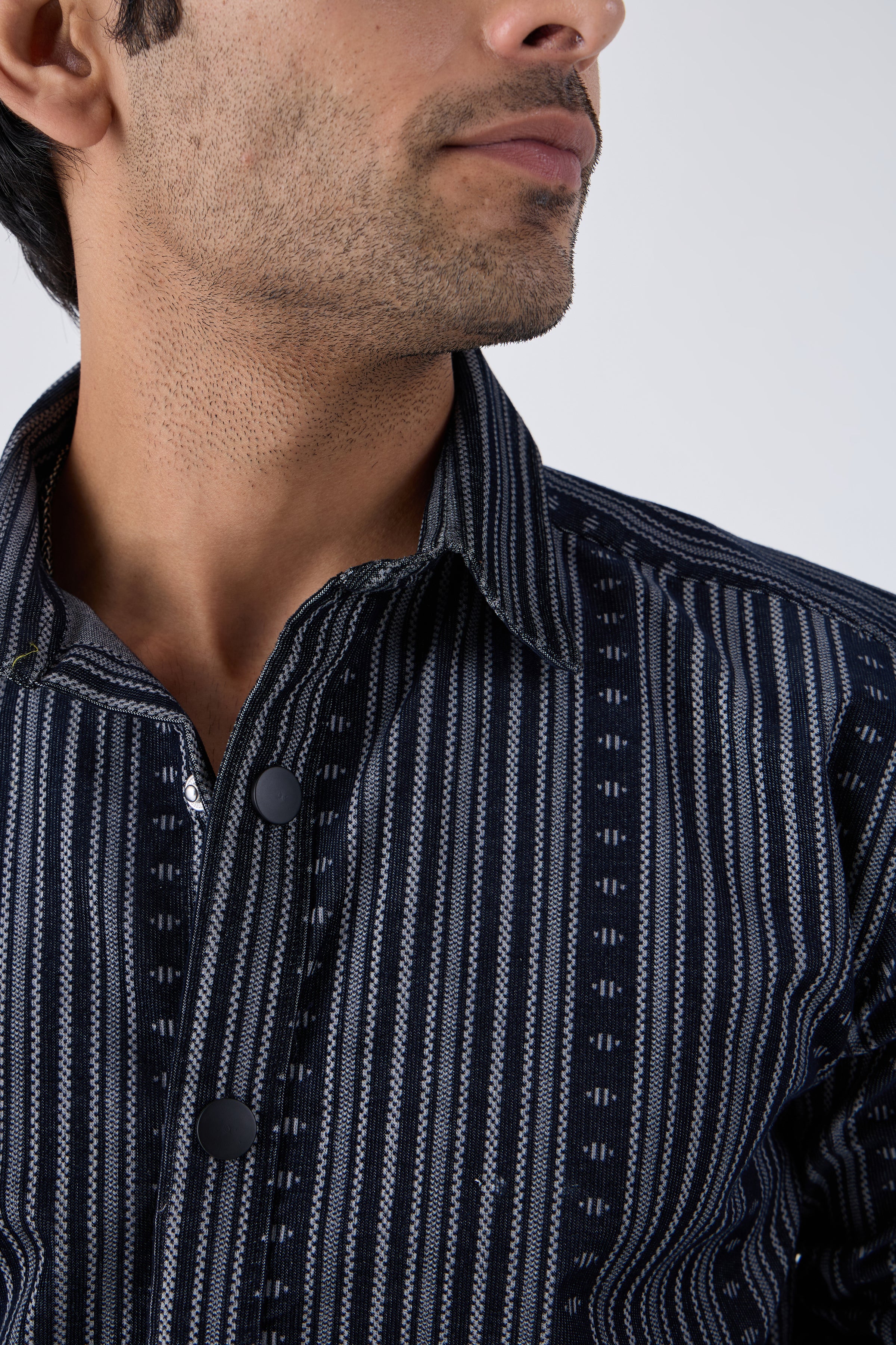 JACQUARD OVERSHIRT