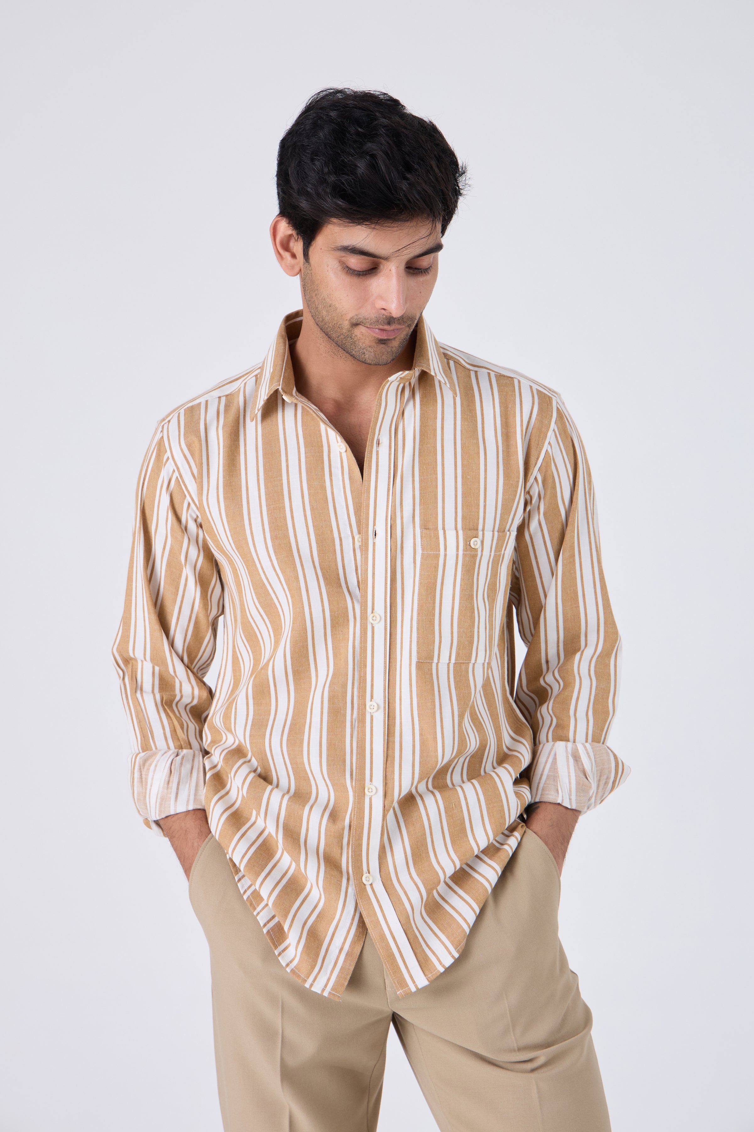 COTTON STRIPE SHIRT