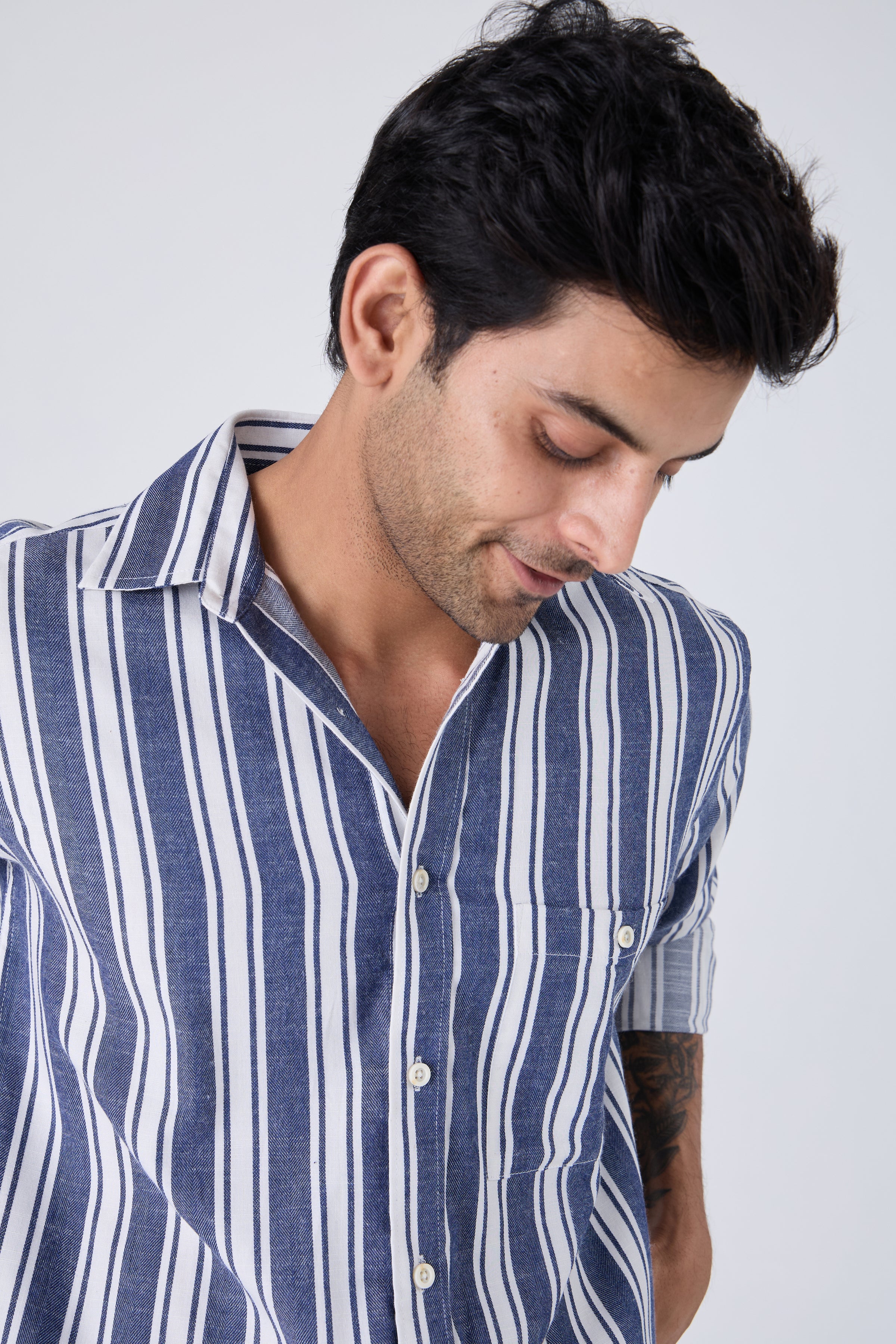 COTTON STRIPE SHIRT