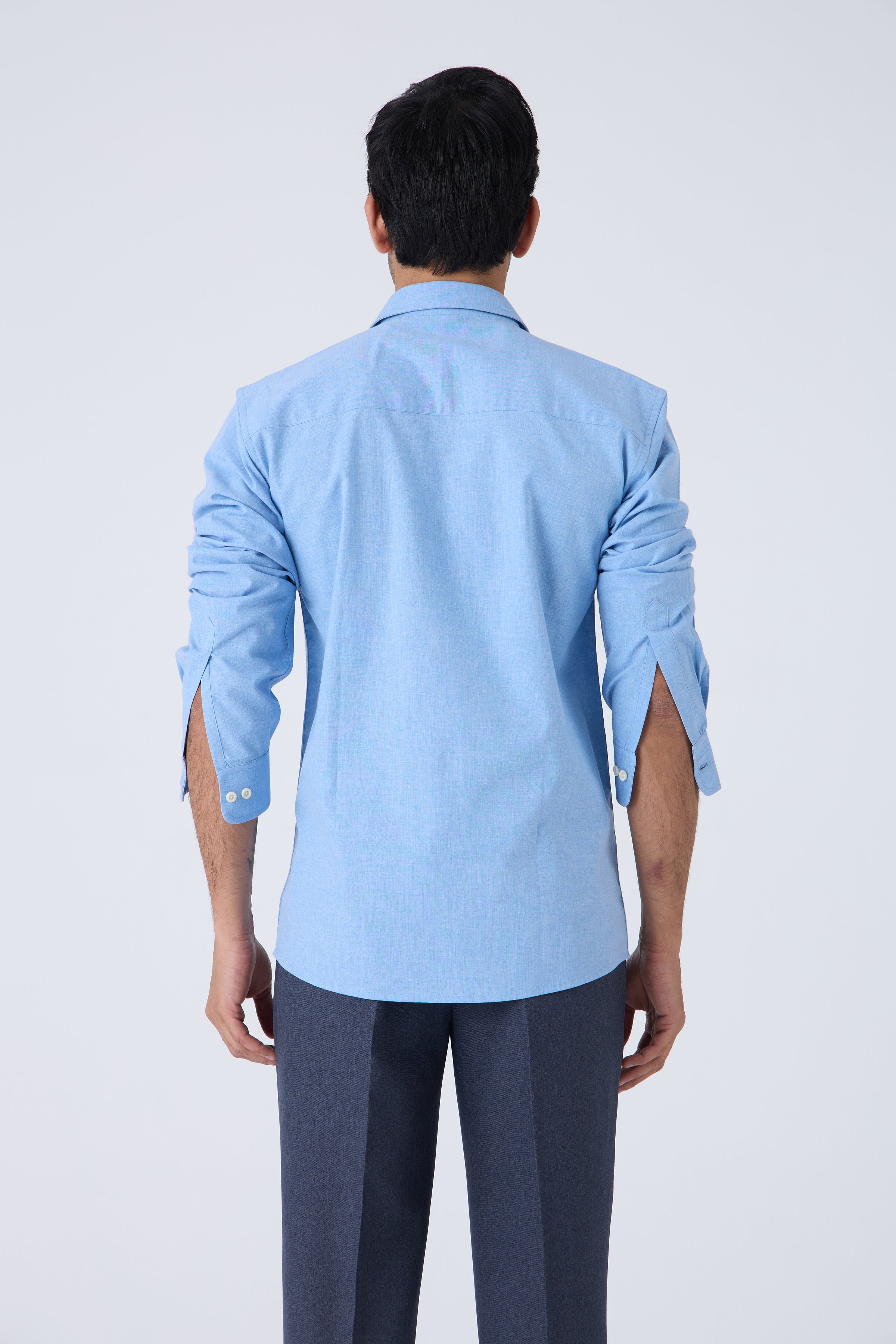 TEXTURED COTTON SHIRT