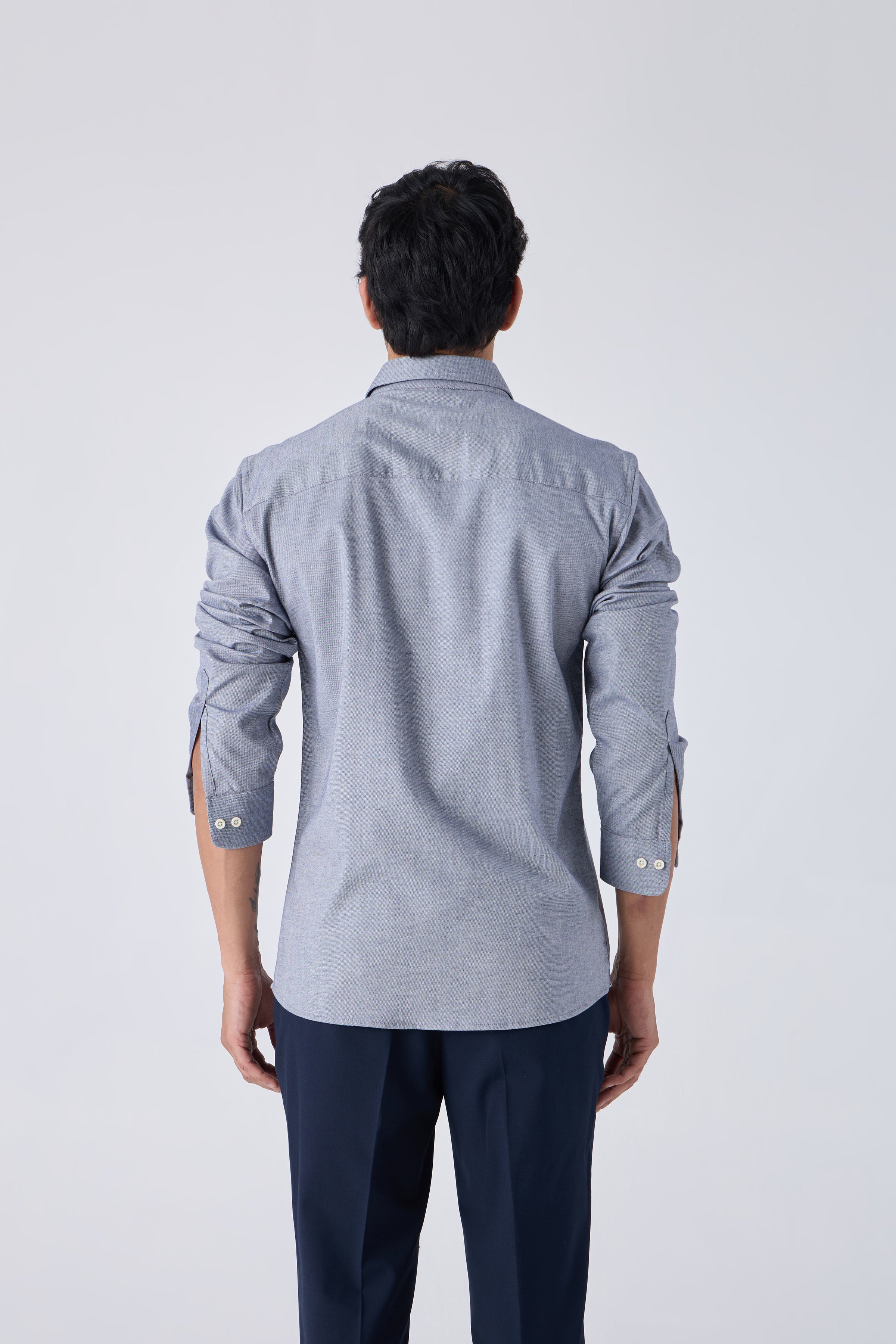 TEXTURED STRECTH SHIRT