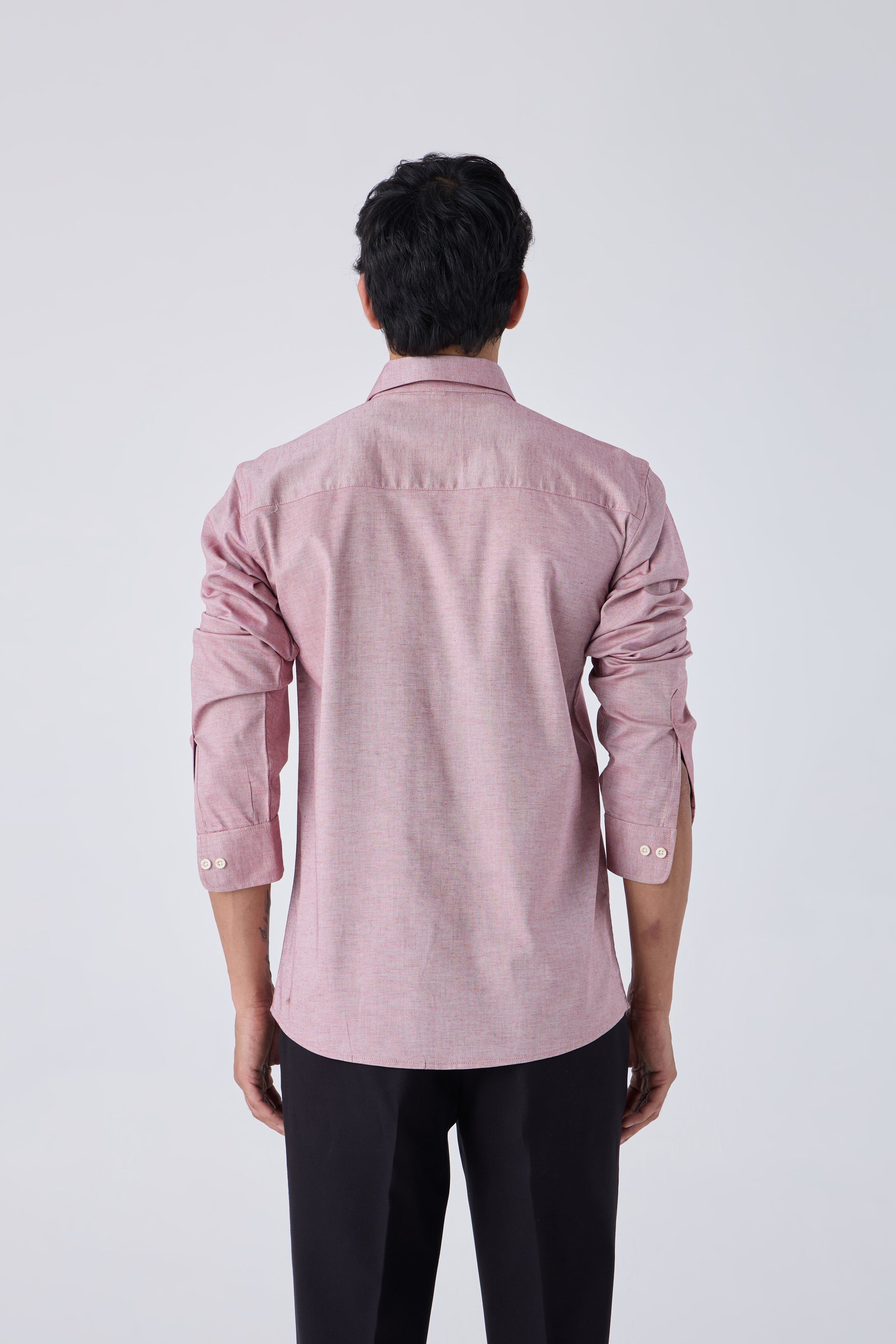 TEXTURED STRECTH SHIRT