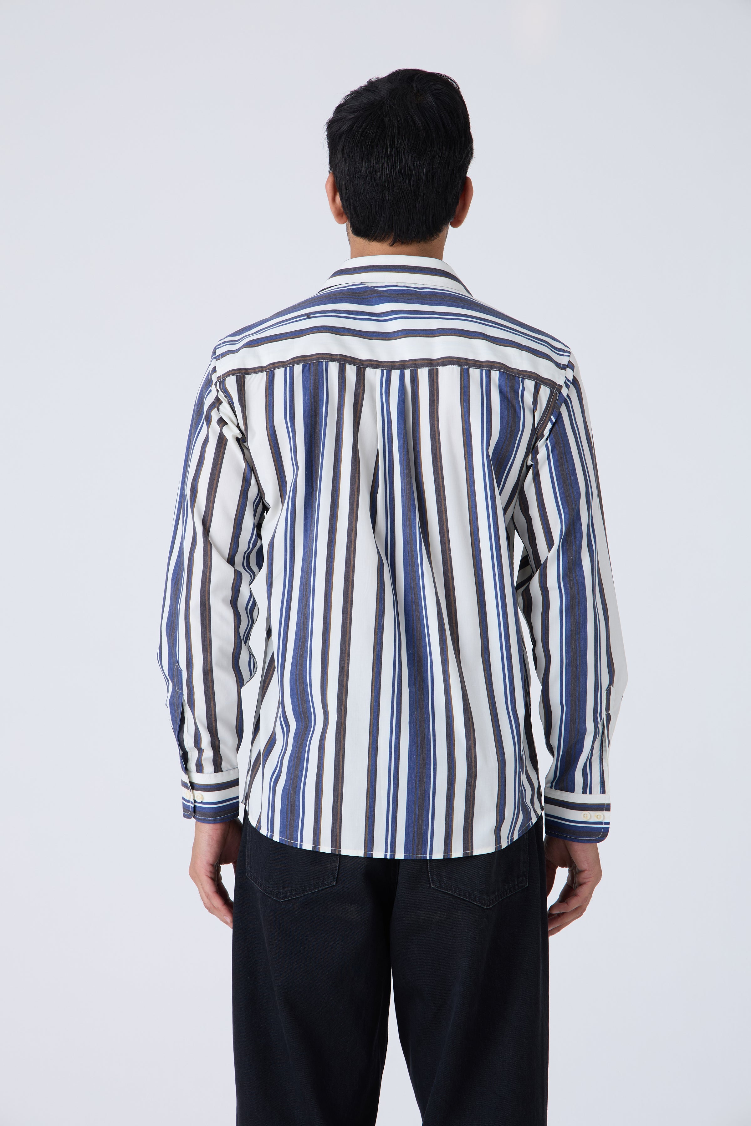 BLUE STRIPED SHIRT