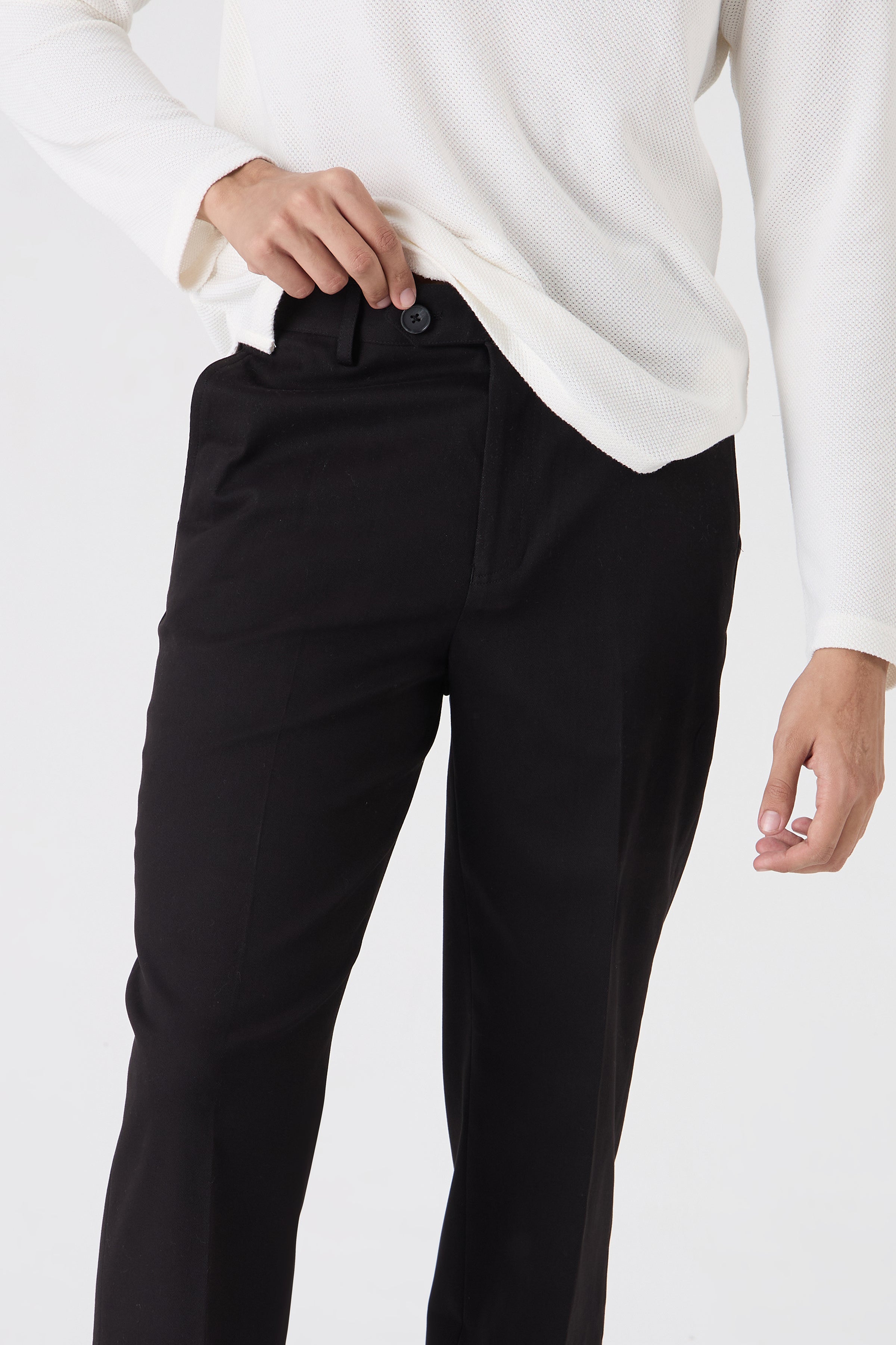 STRAIGHT LEG COMFORT TROUSERS